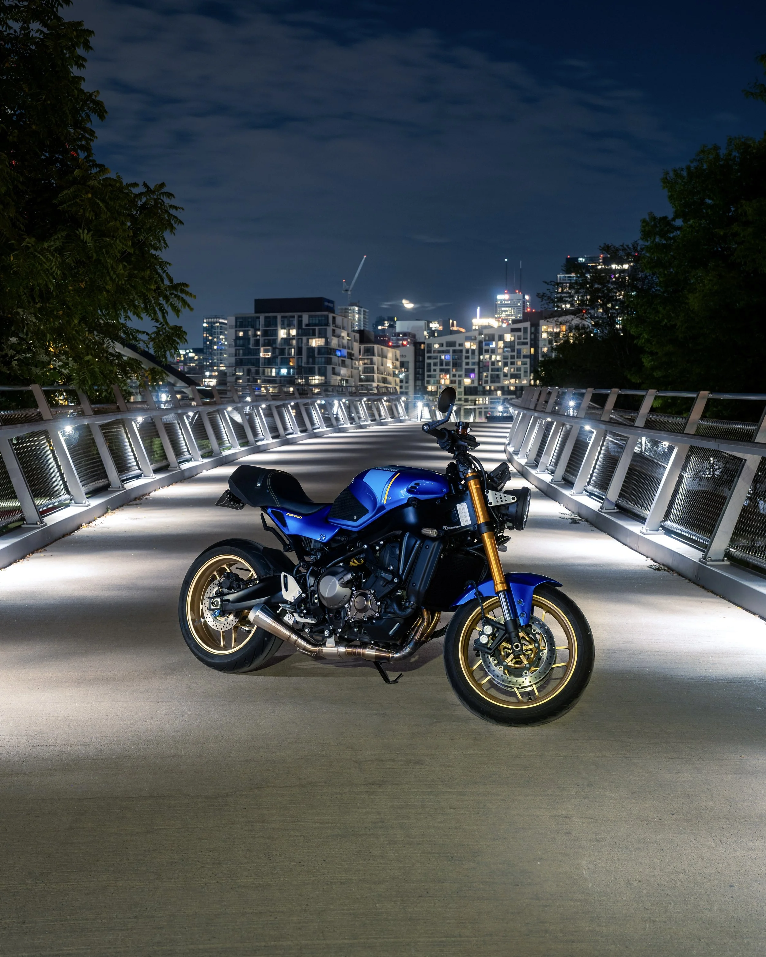 Yamaha Motorcycle Photography and Light Painting