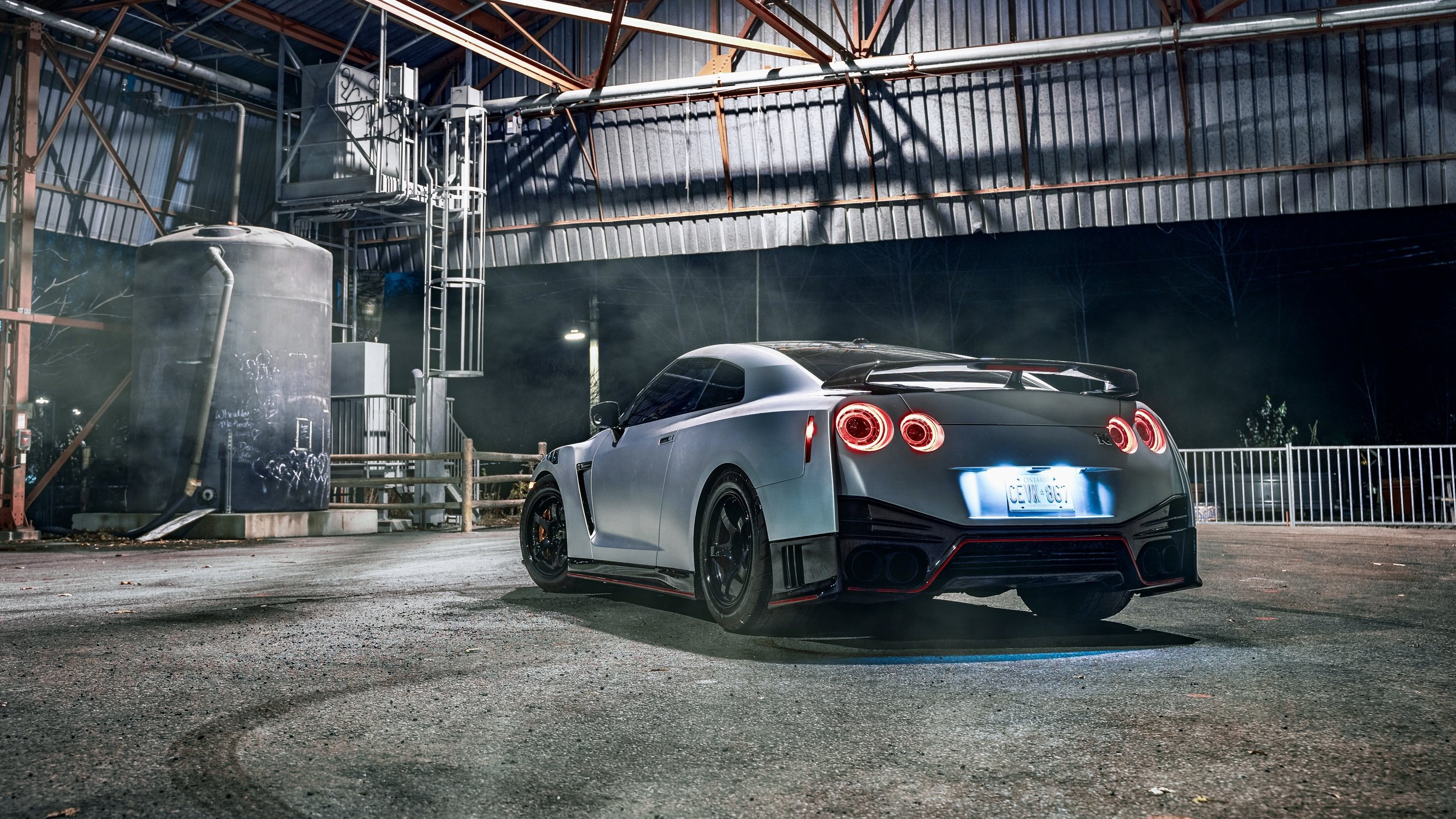 Nissan R35 GTR moody car photography