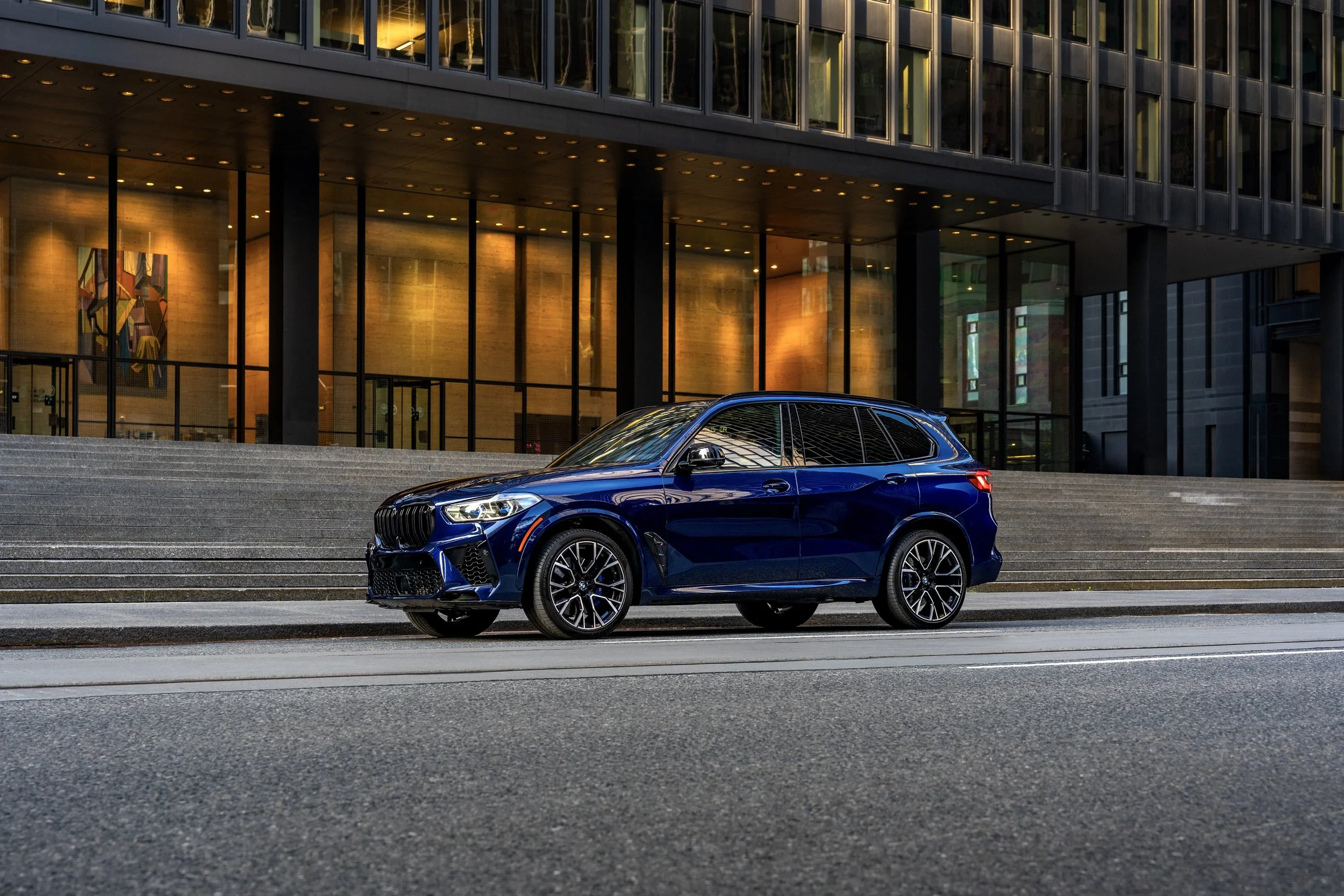 BMW X5M Competition in Downtown Toronto Car Photography