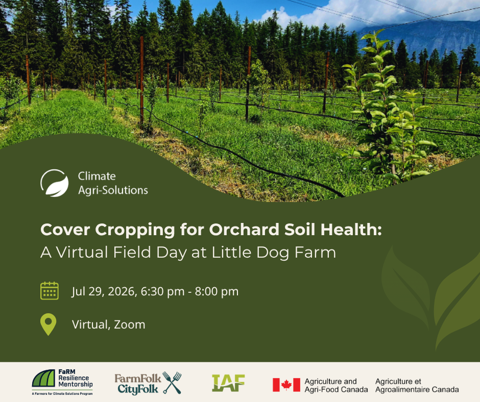 Cover Cropping for Orchard Soil Health Virtual Field Day at Little Dog Farm