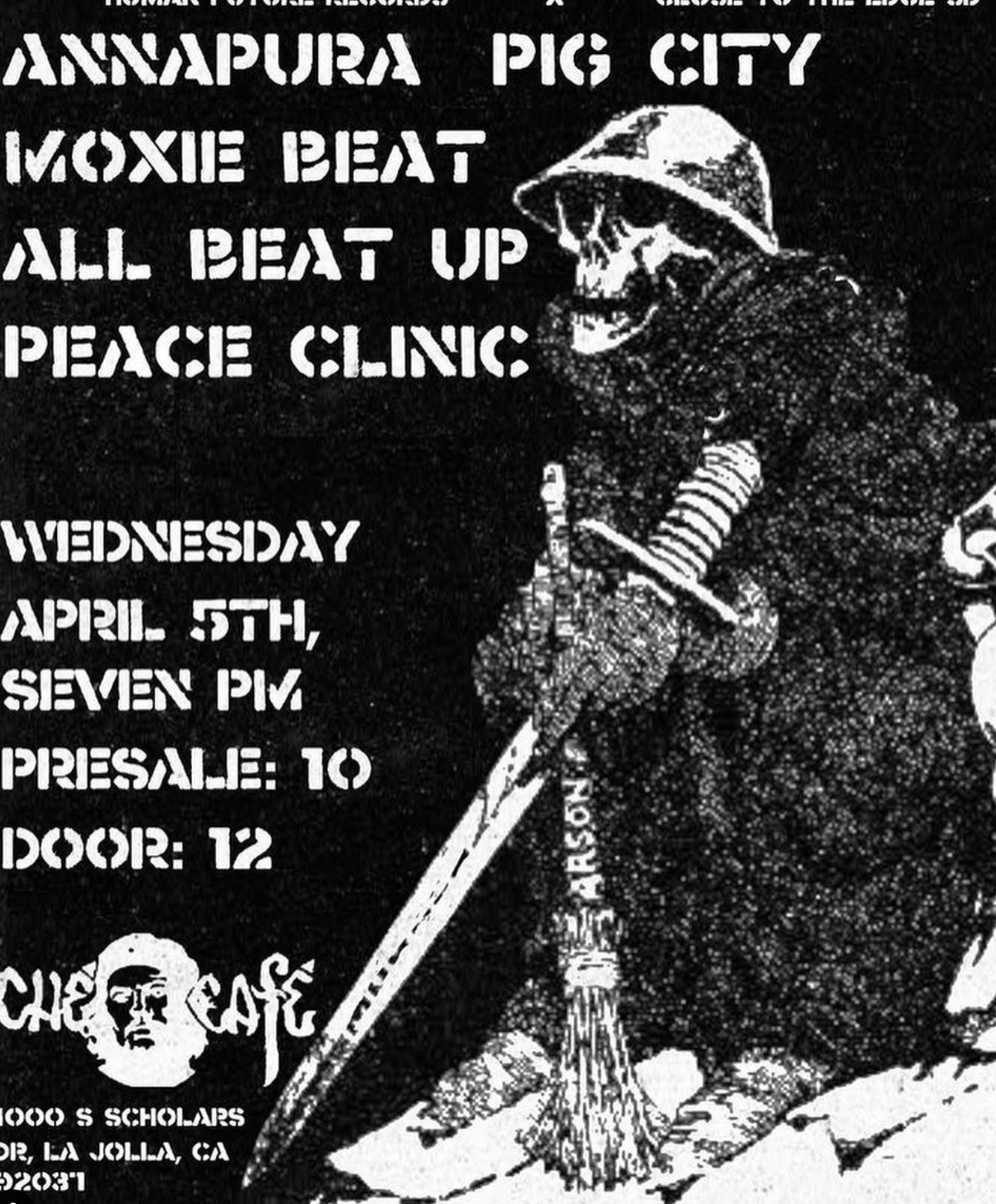 Pig City, Annapura, Moxiebeat, All Beat Up, Peace Clinic
