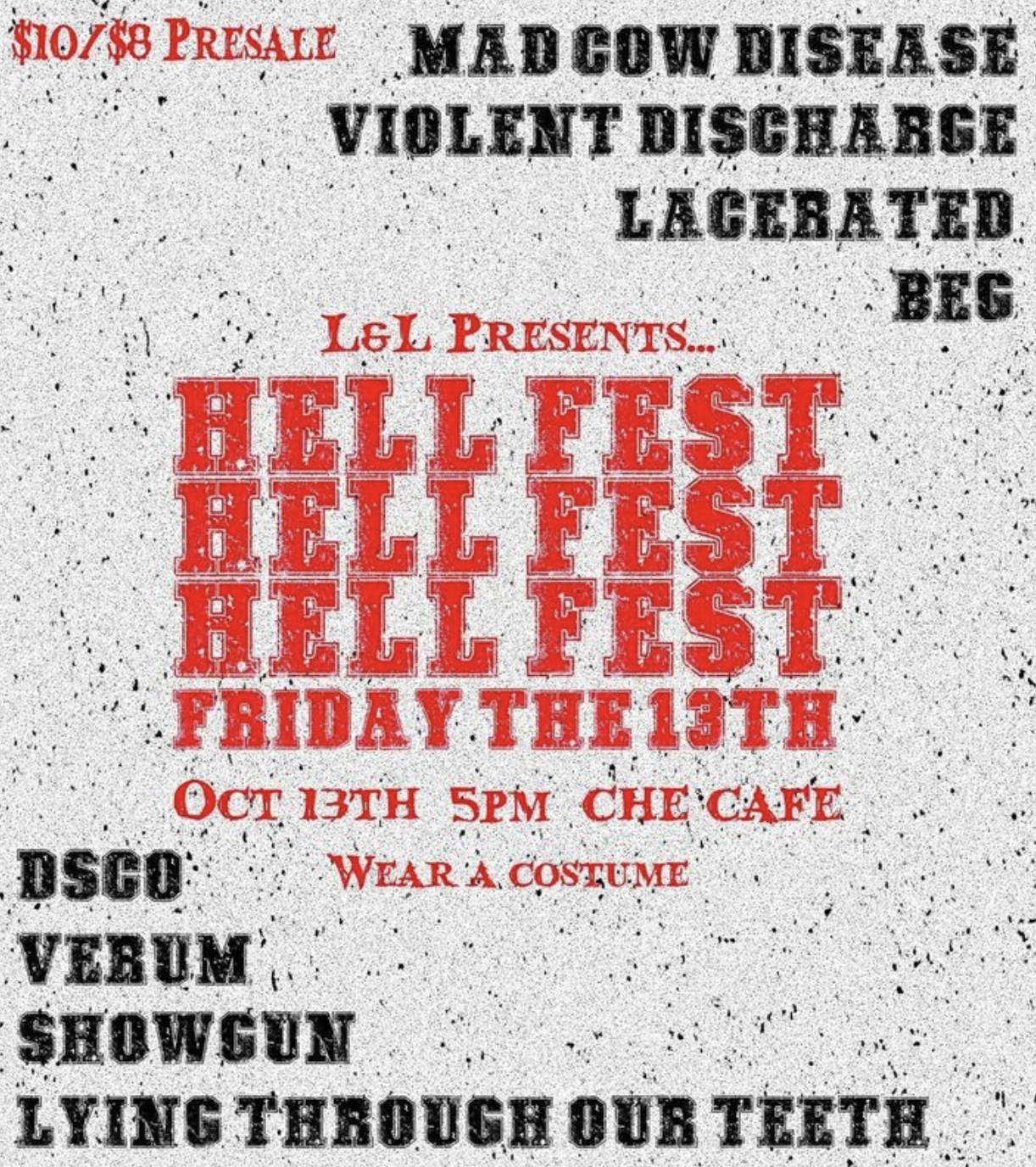 Hellfest @ Che Cafe