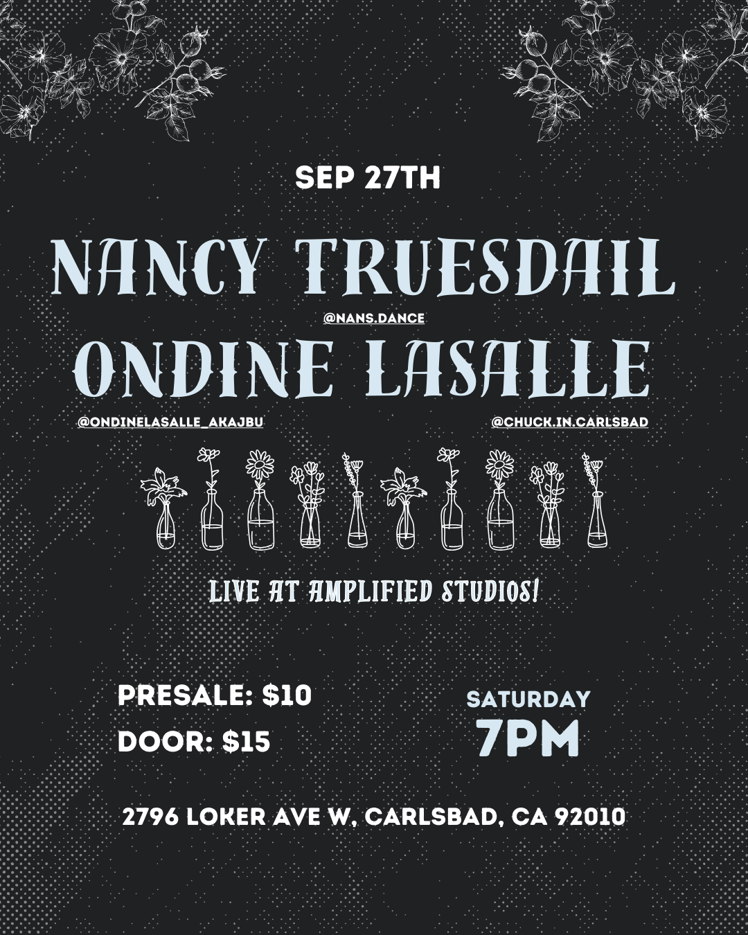 Nancy Truesdail and Ondine Lasalle @ Amplified Studios