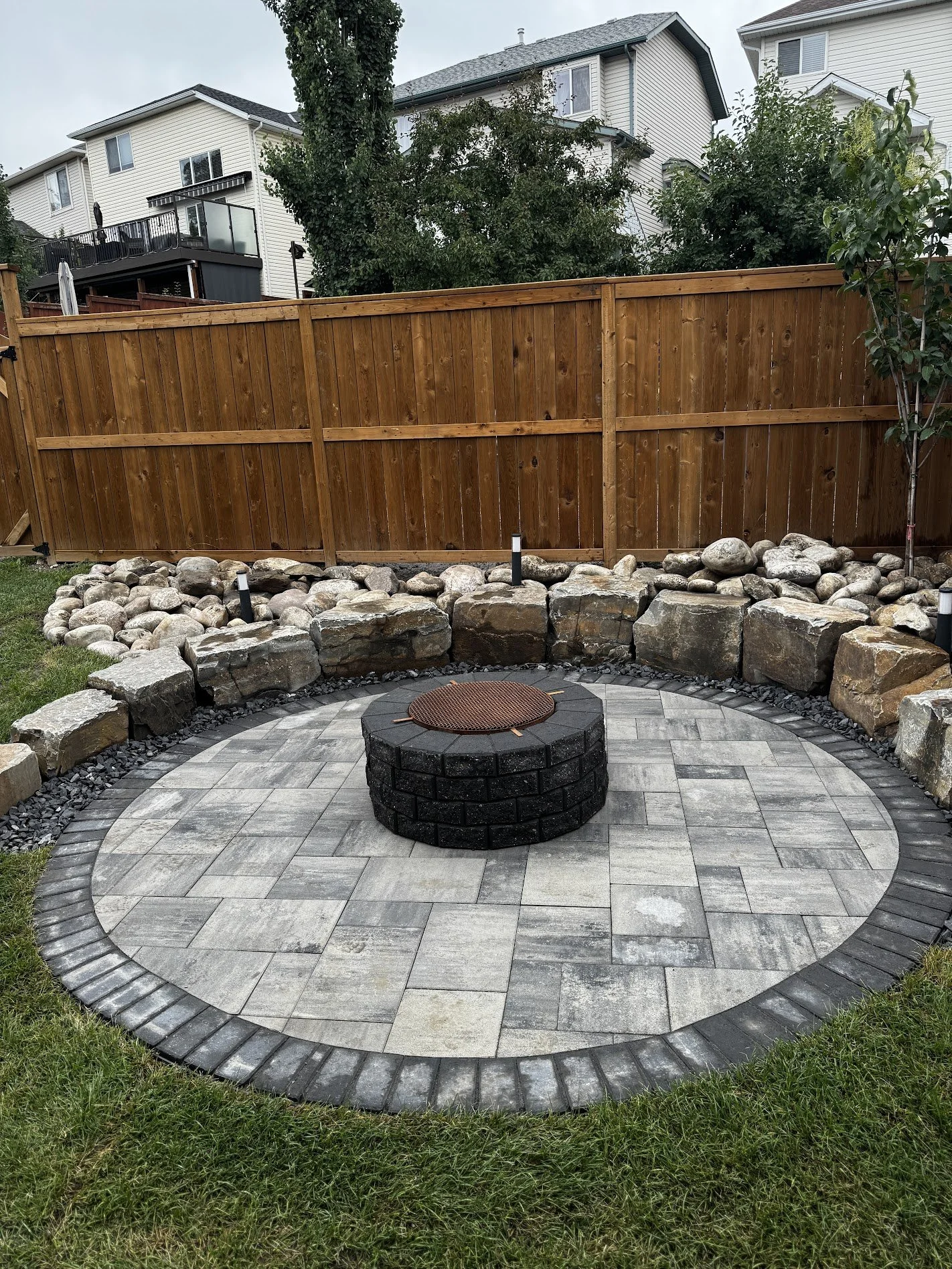 Calgary Landscaping Firepit Project - Lewiston, NE Calgary.jpg