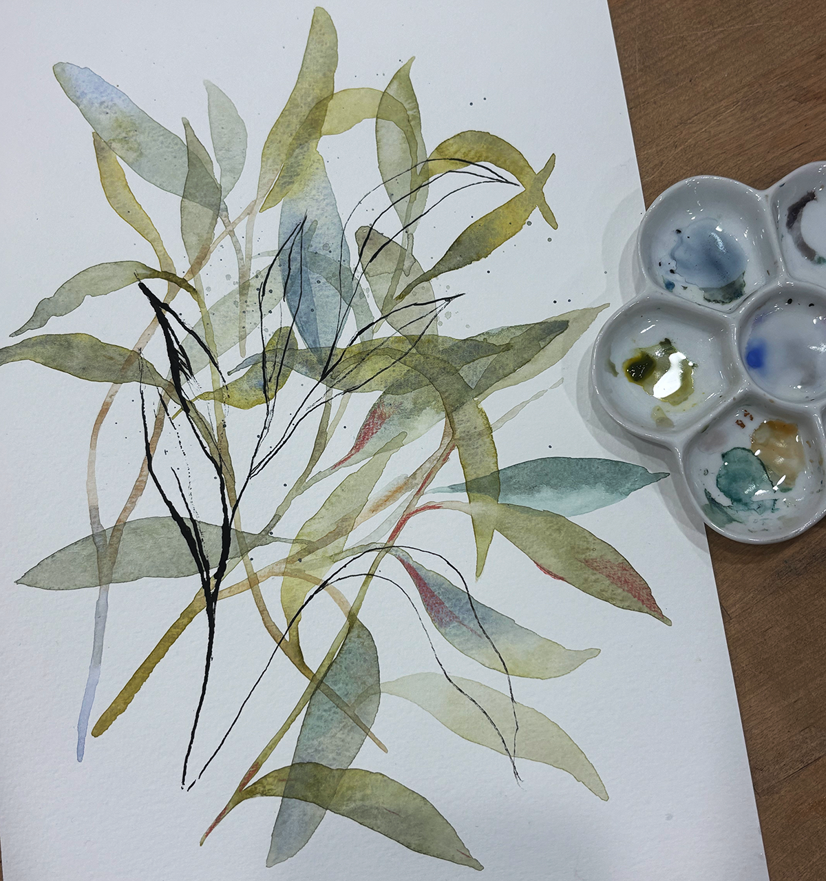 MONDAY NIGHTS / TERM 2 - Watercolour Botanicals - with Nicole Black