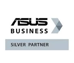 ASUS Business Silver Partner logo with company name and emblem