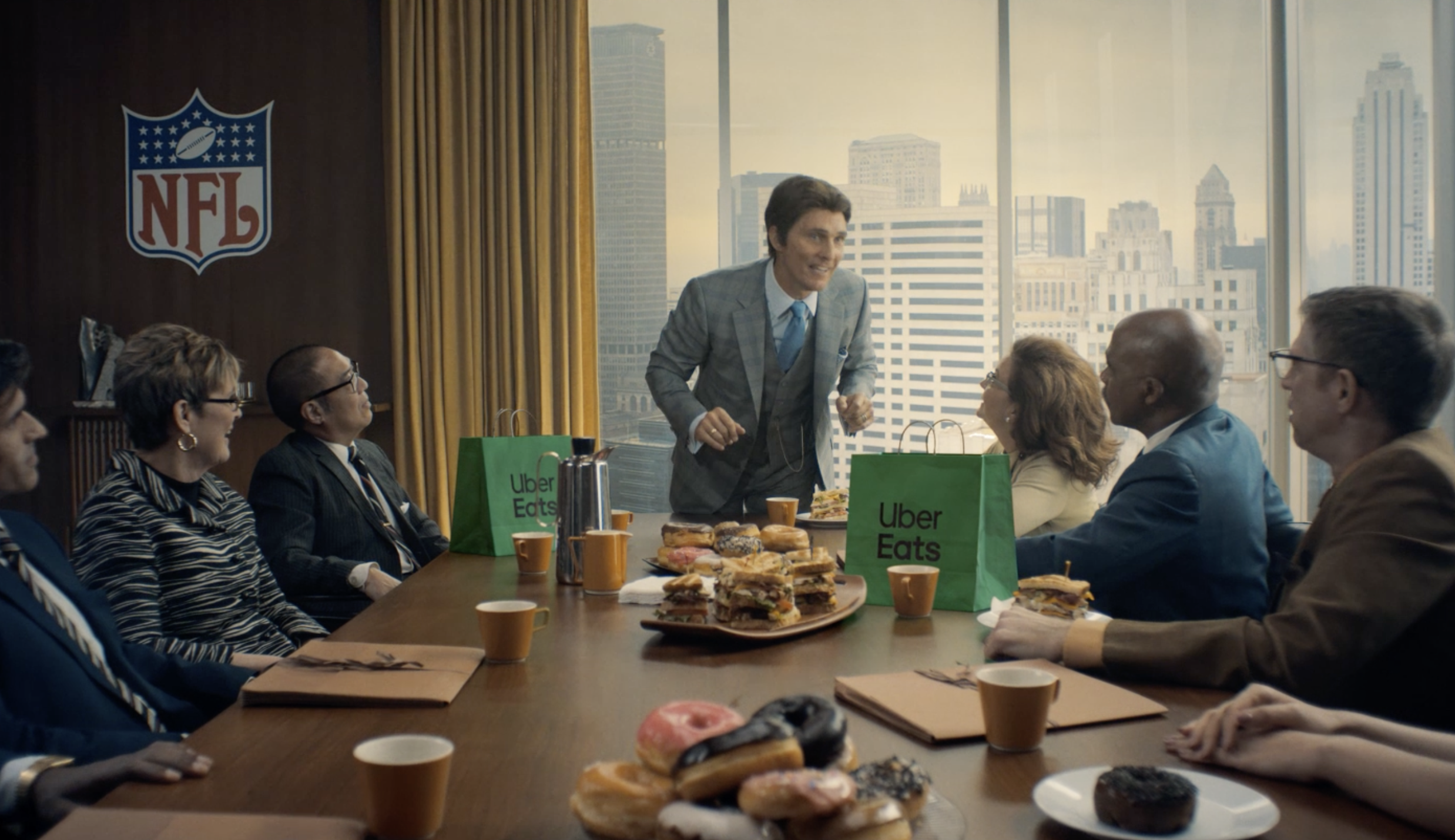 Uber Eats 'A Century of Cravings' Superbowl 2025