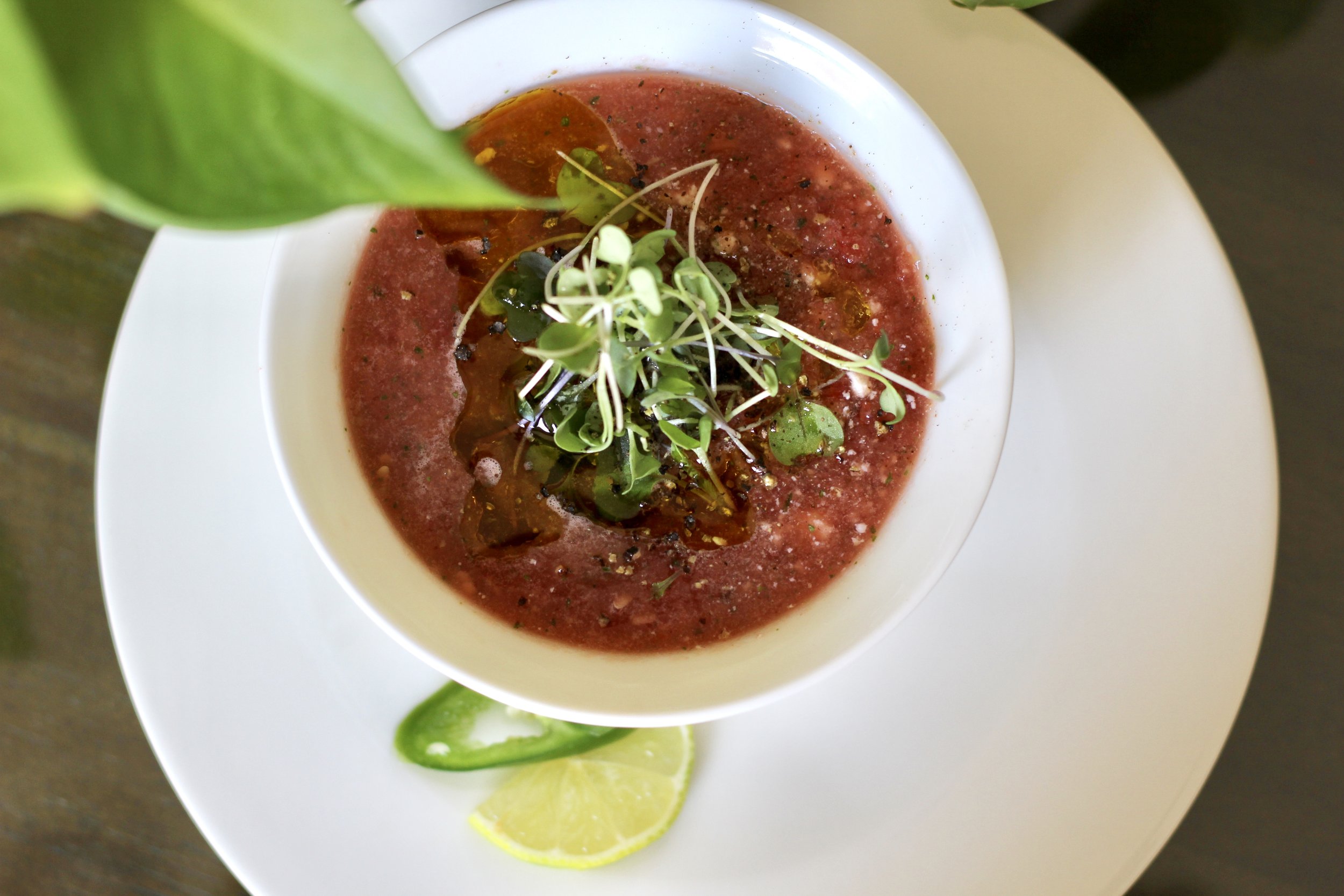Spicy Watermelon Gazpacho