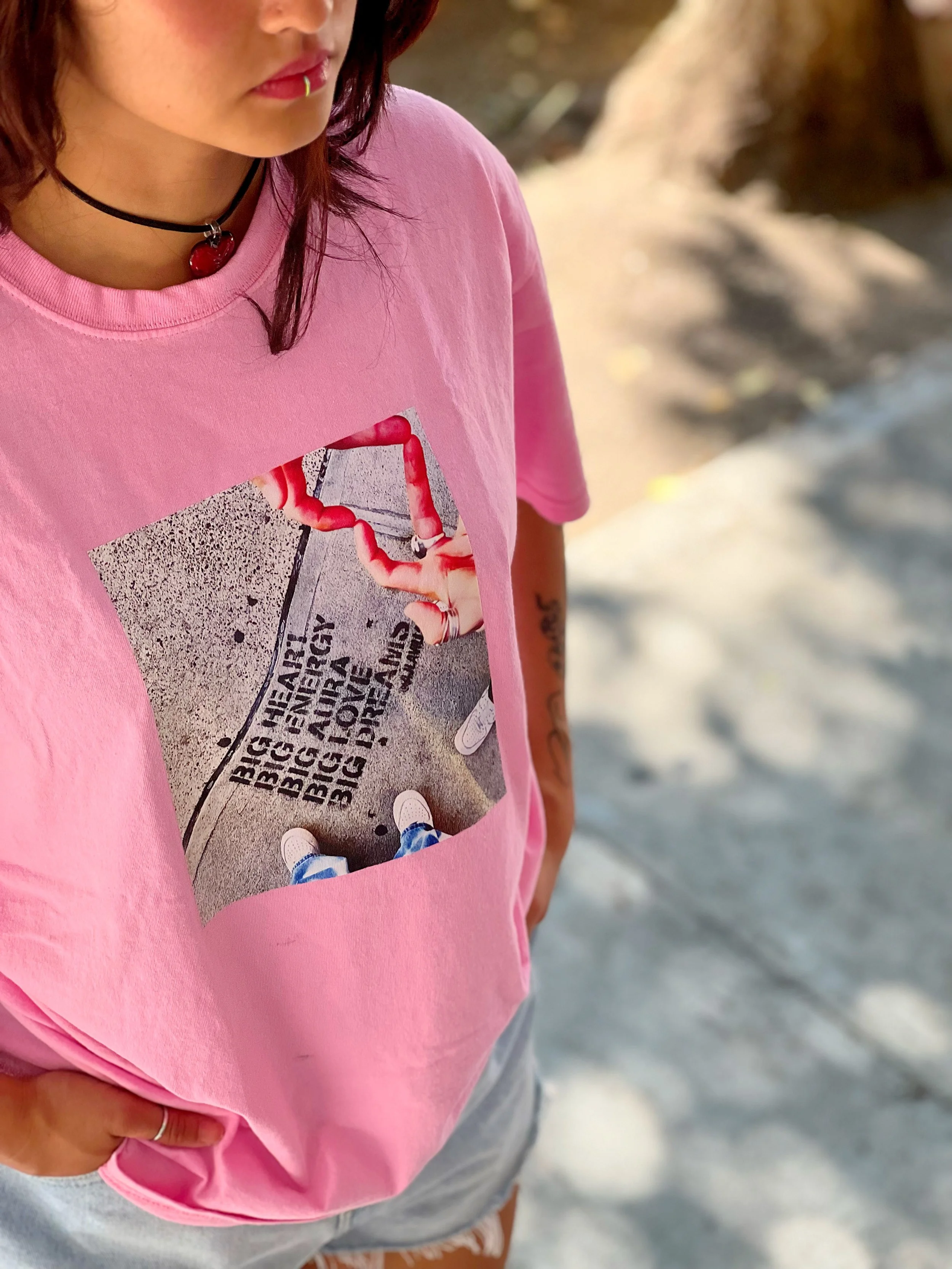 Spray Paint Tee Black — New York Art Dealers