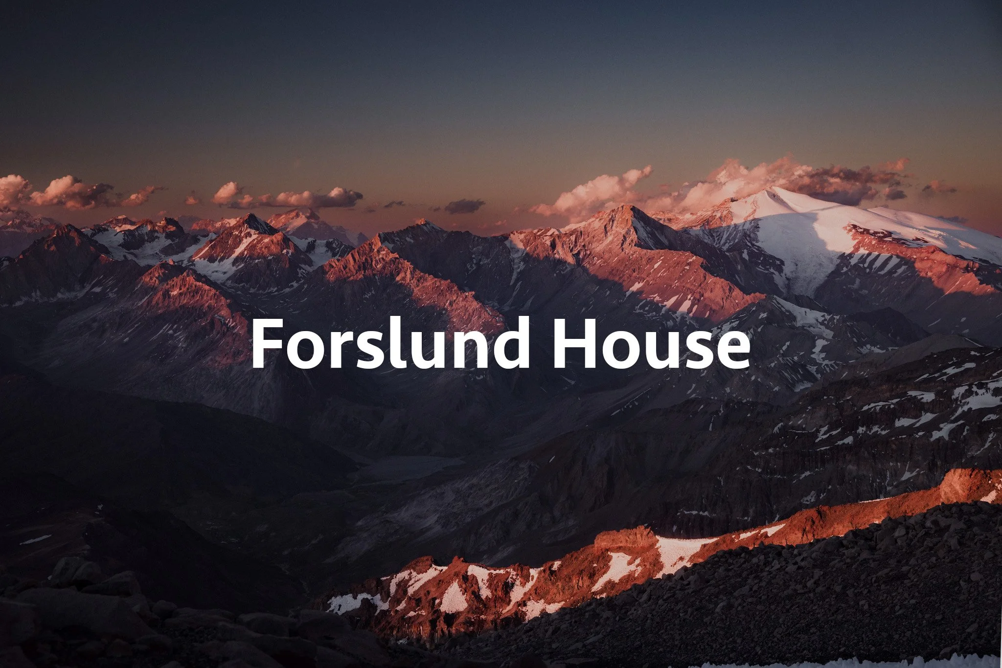 Forslund House: Fine Alpine Prints