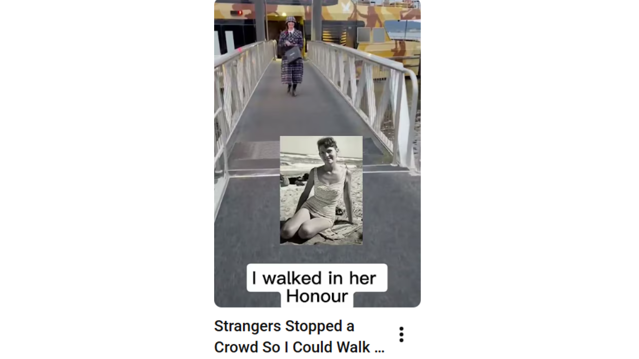 The Day Strangers Stopped a Crowd for My Mother