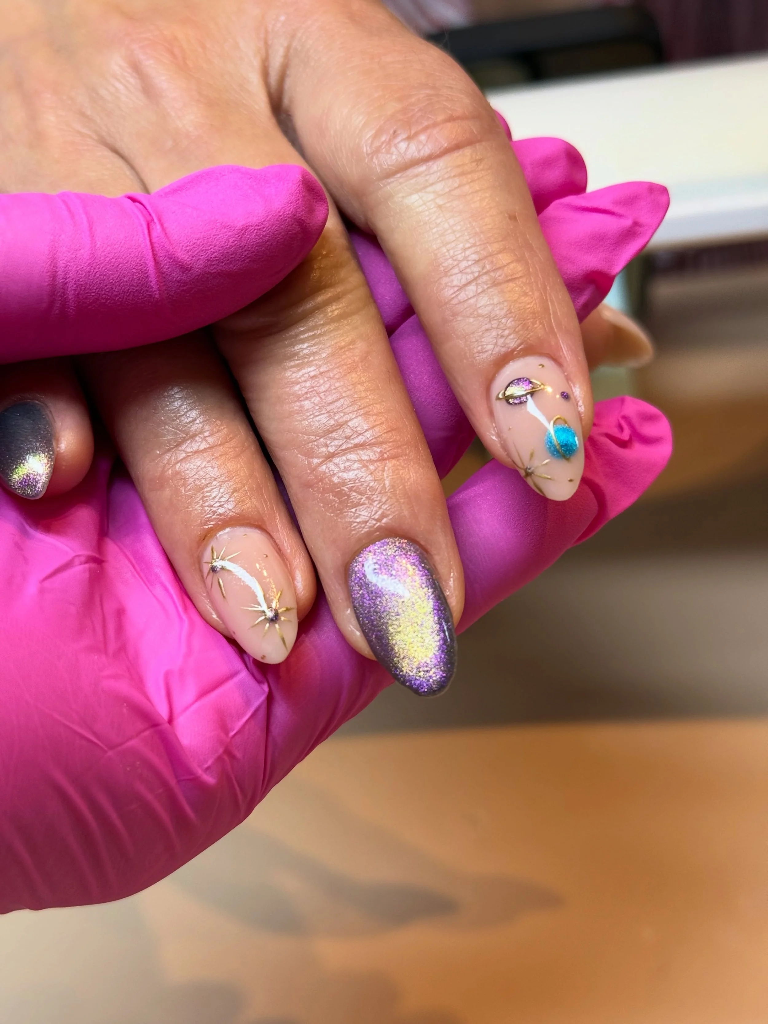 🪐✨⭐️💫🌠🌌 Done by Anastasia 
&bull;
#russianmanicuredenver #denvernailsalon #denvernailtech #denvernailart #denvernailartist