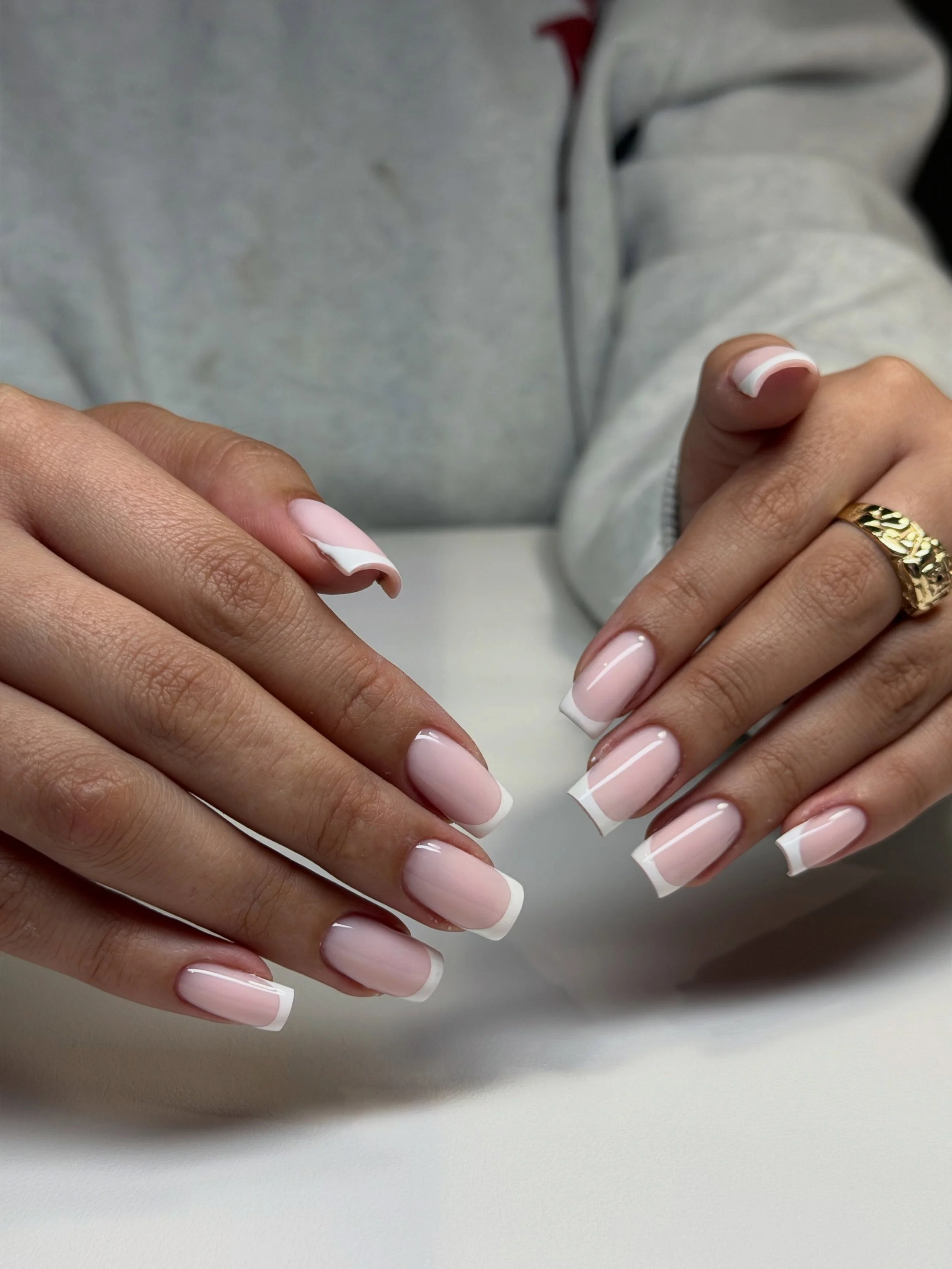 Always love a French manicure 💅💋 done by Dasha 
&bull;
#russianmanicuredenver #russianmanicure #denvernailsalon #denvernailtech #denvernailart