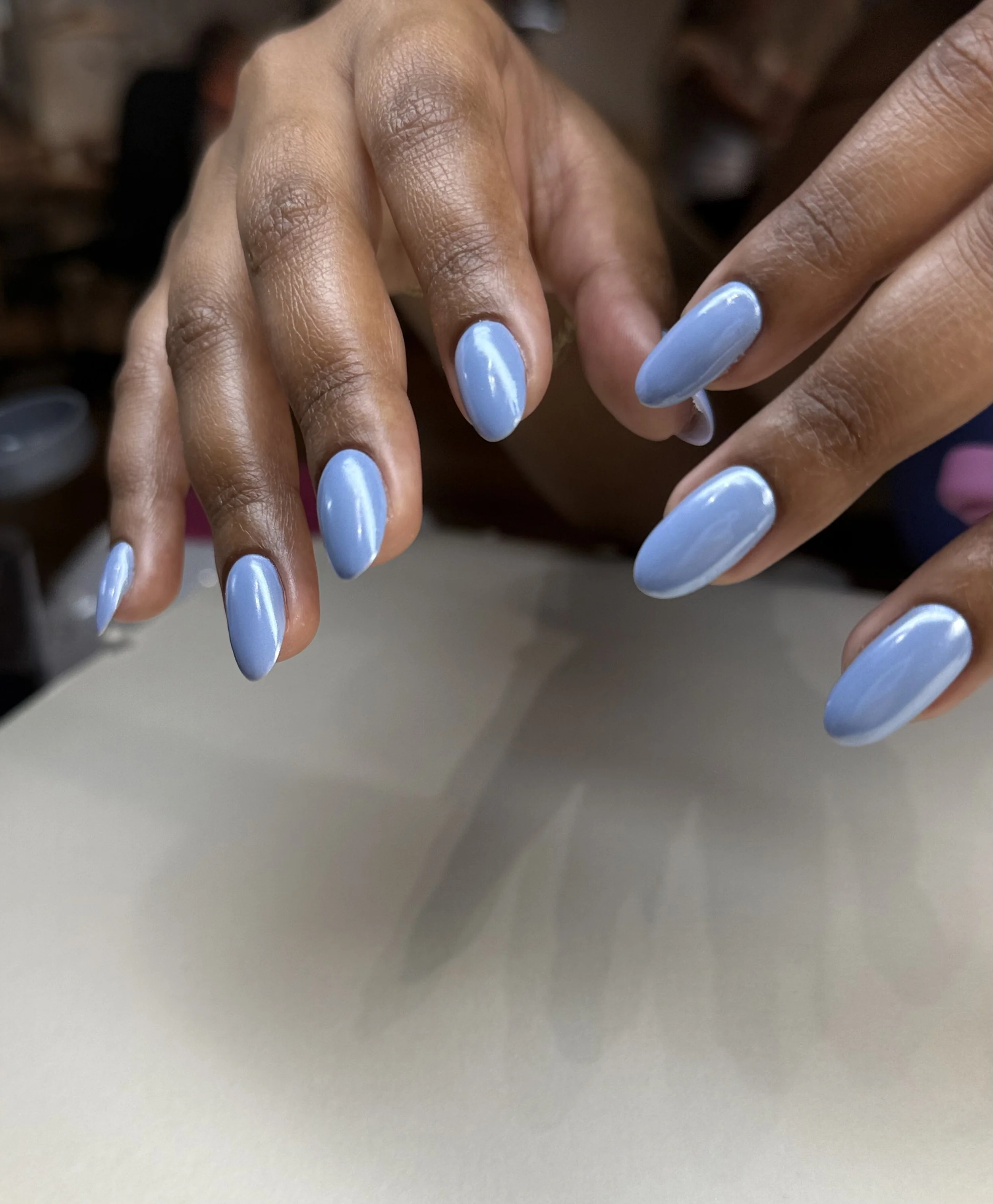 Hard gel manicure in Denver