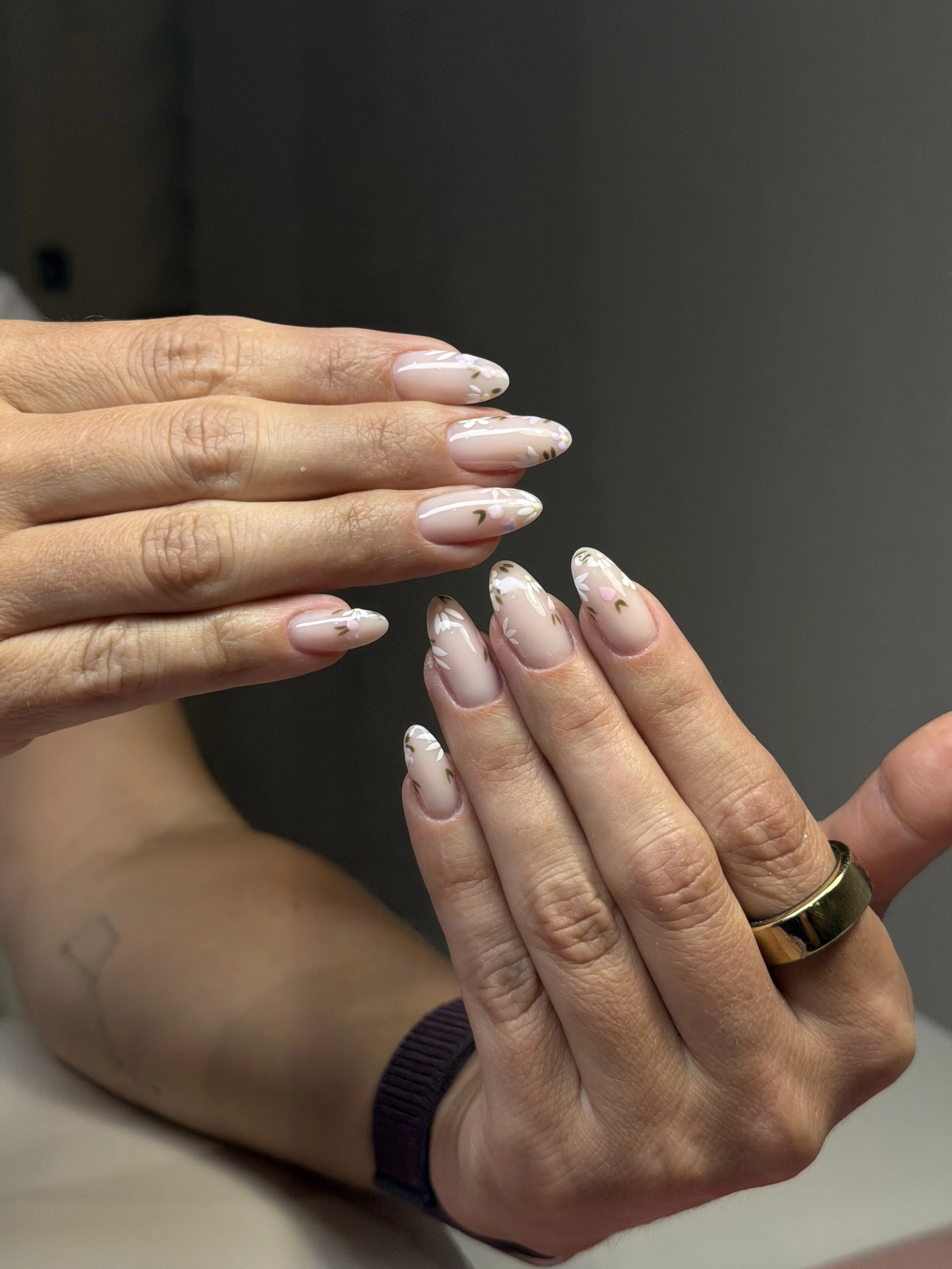 Gel nail art manicure in Denver at NashlyNails