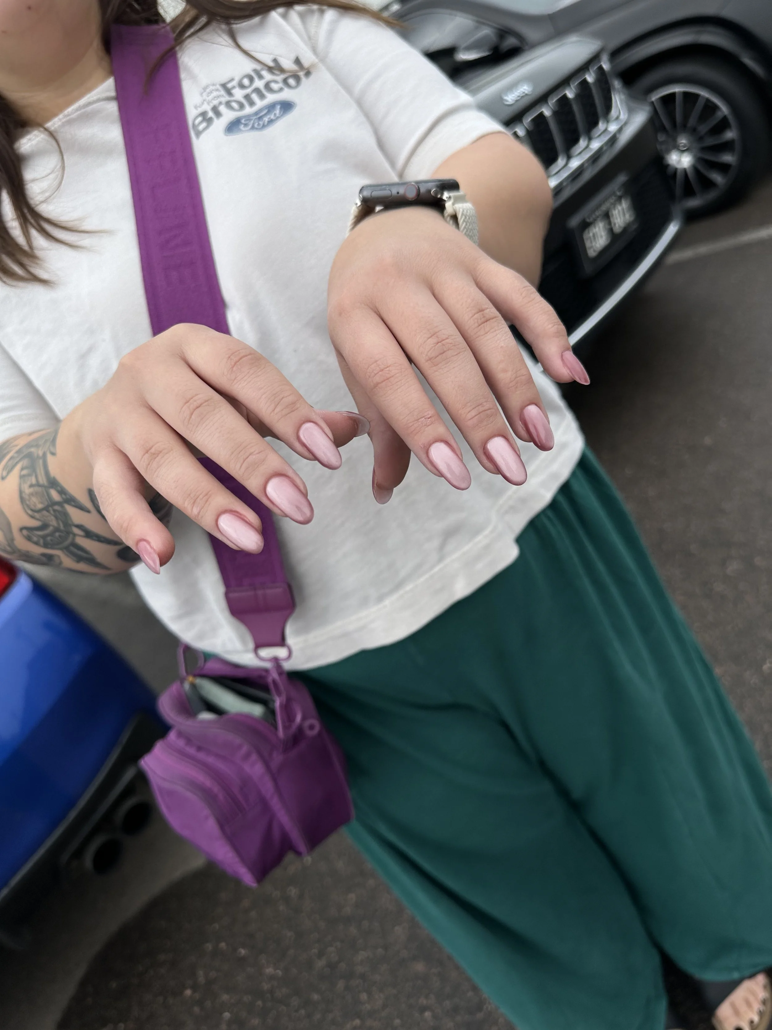Hard gel manicure in Denver