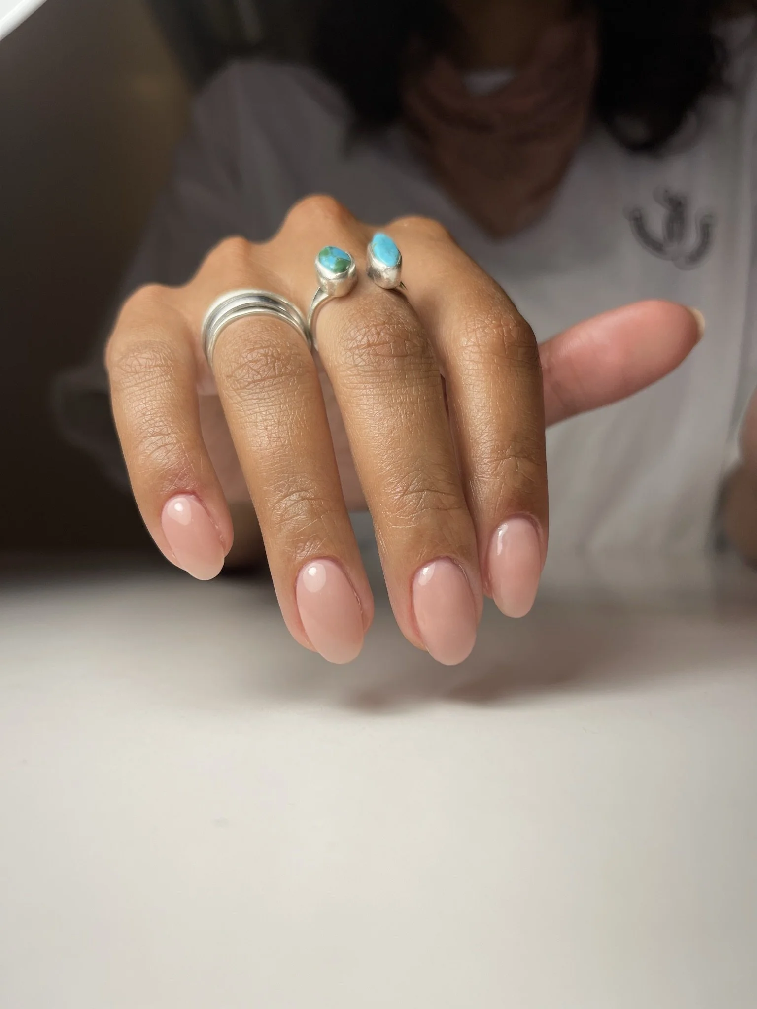 Nude Russian manicure from NashlyNails Studio. Available in Denver, CO 