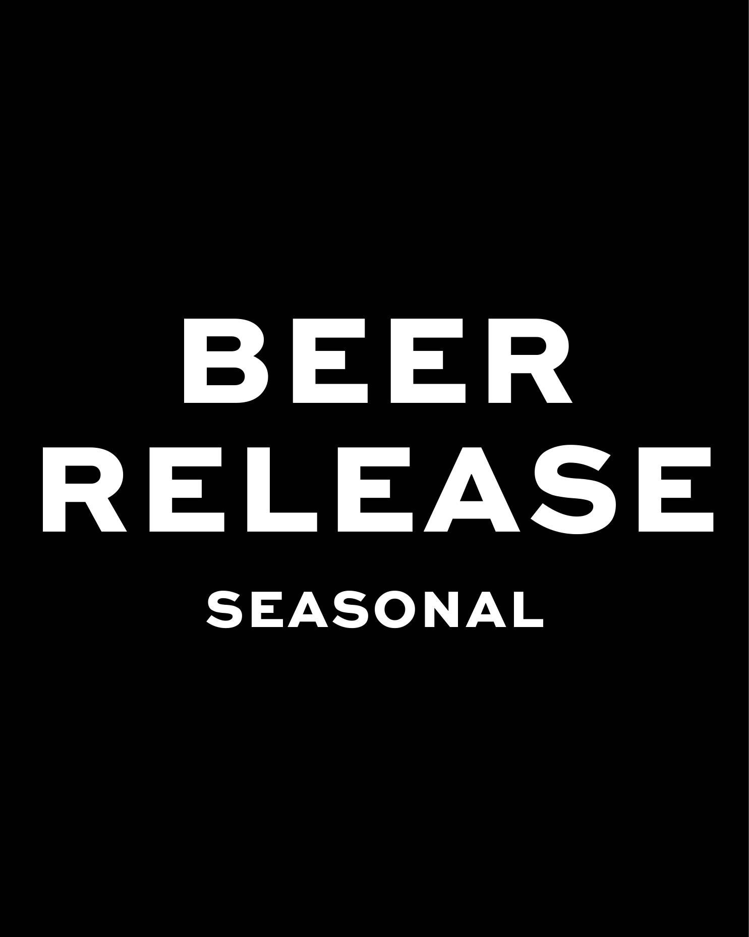 BEER RELEASE