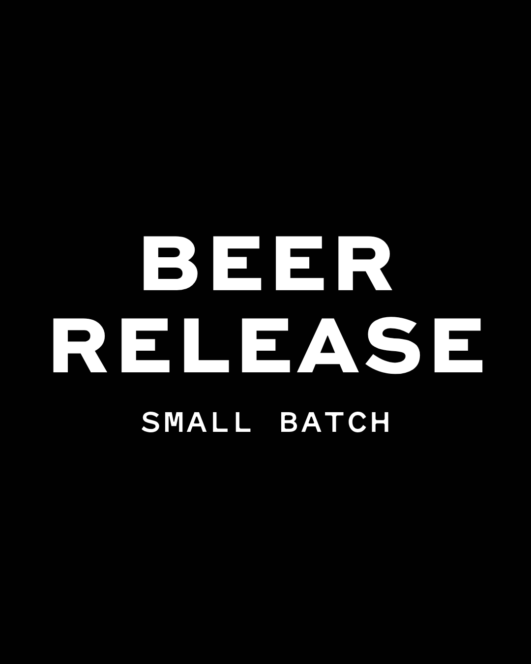 New Small Batch Beer