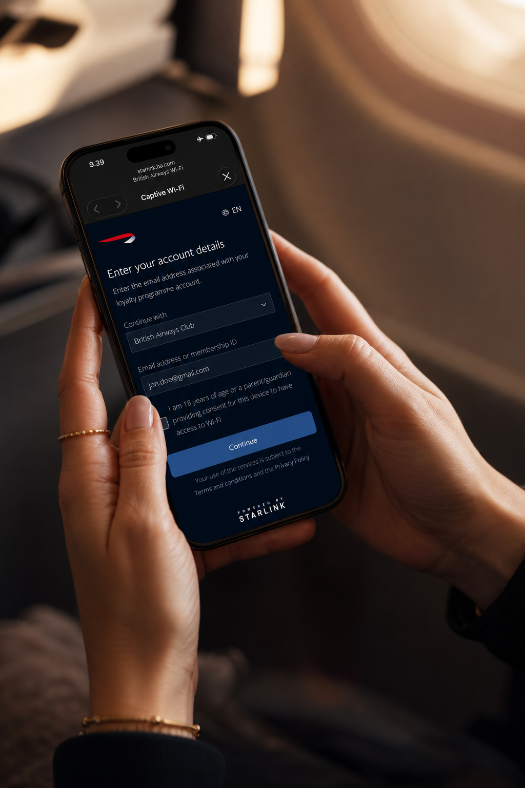 In-Flight connectivity