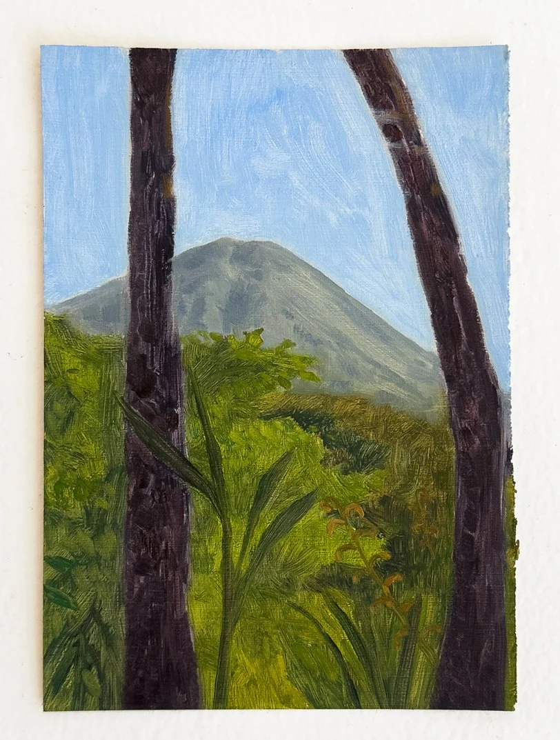 'A Clear Day', oil on paper, 14,7 x 20,9 cm, 2026
