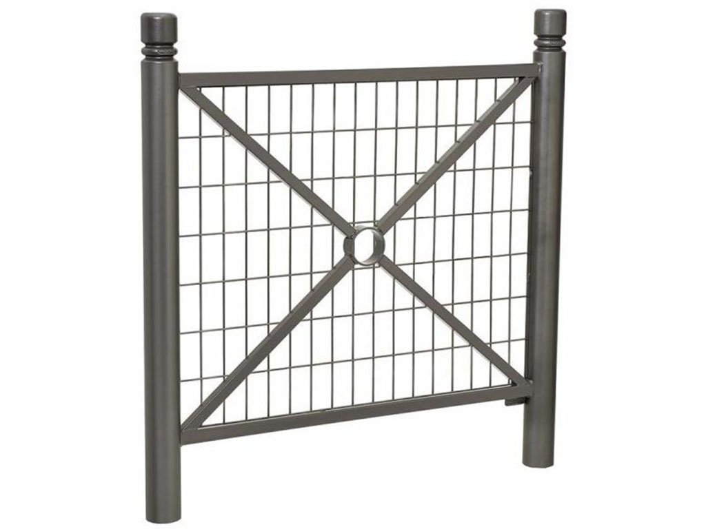 Transenna modello Provence decoro cilindrico Antracite Con rete 1072 mm