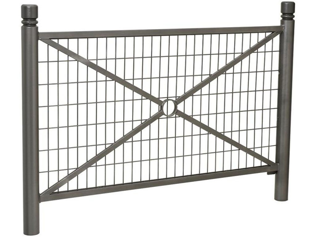 Transenna modello Provence decoro cilindrico Antracite Con rete 1572 mm