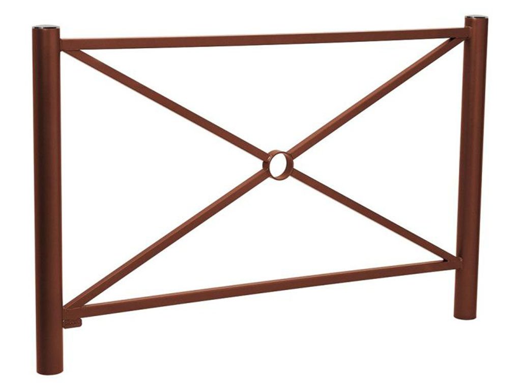 Transenna modello Provence decoro piatto Effetto corten Semplice 1572 mm