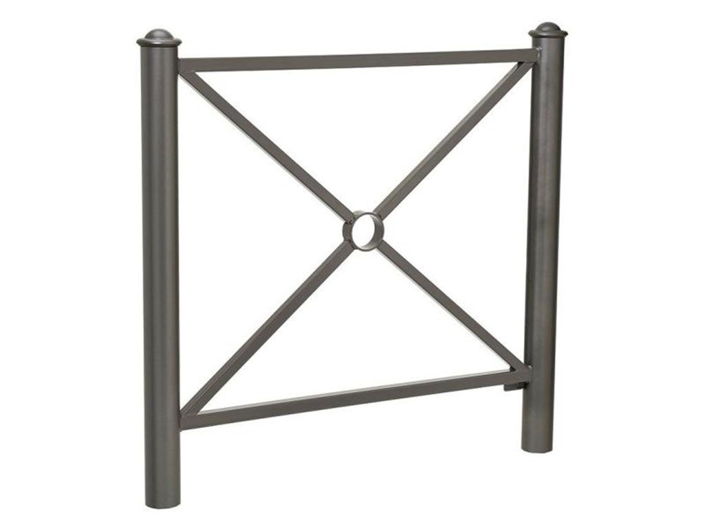 Transenna modello Provence decoro semisferico Antracite Semplice 1072 mm