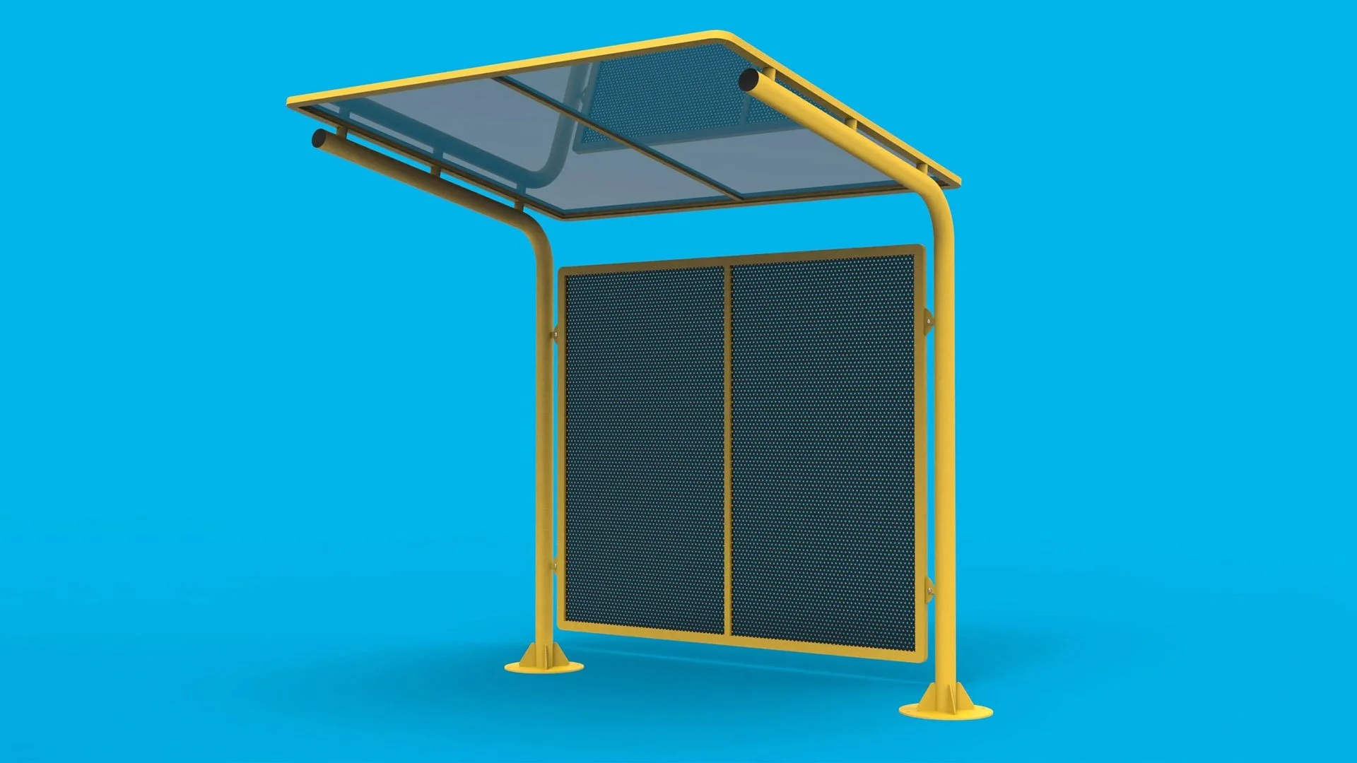 Pensiline per arredo urbano