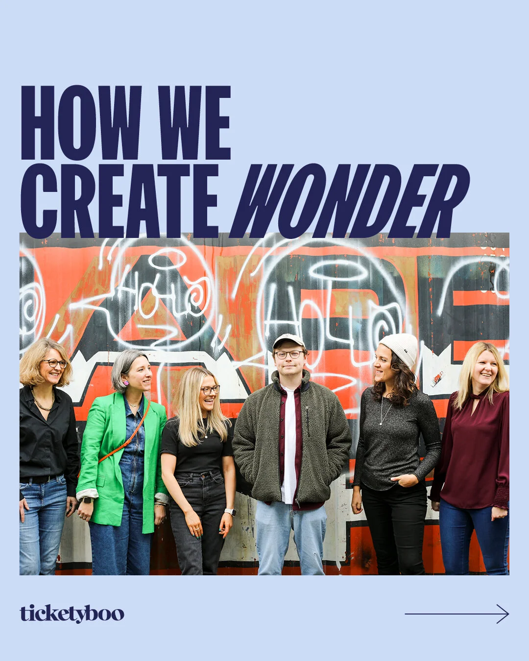 How do you create wonder?

What would you say if someone asked you?

It can be different for each of us. 

As part of our 5th birthday celebrations at Tickety Boo, we&rsquo;re celebrating each other's strengths. 

We all bring something unique to eve