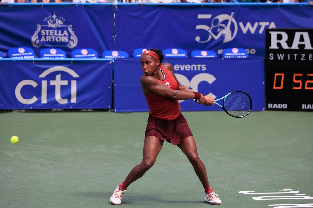 Coco Gauff defeated Maria Sakkari, 6-2, 6-3, to win the Champion