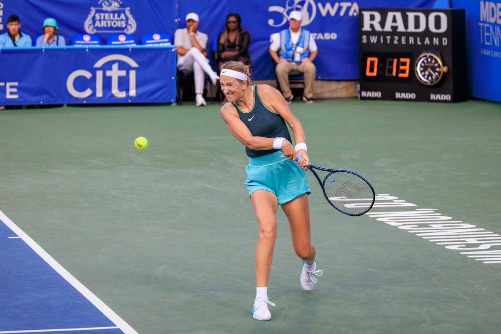 Victoria Azarenka of Belarus at the Washington Open, Washington,