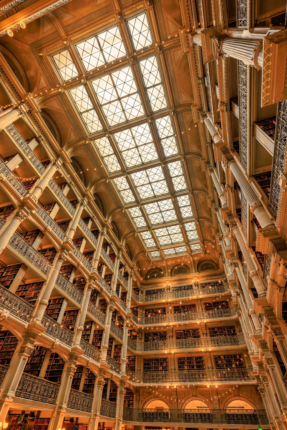 George Peabody Library, Baltimore - © David H. Enzel, 2023