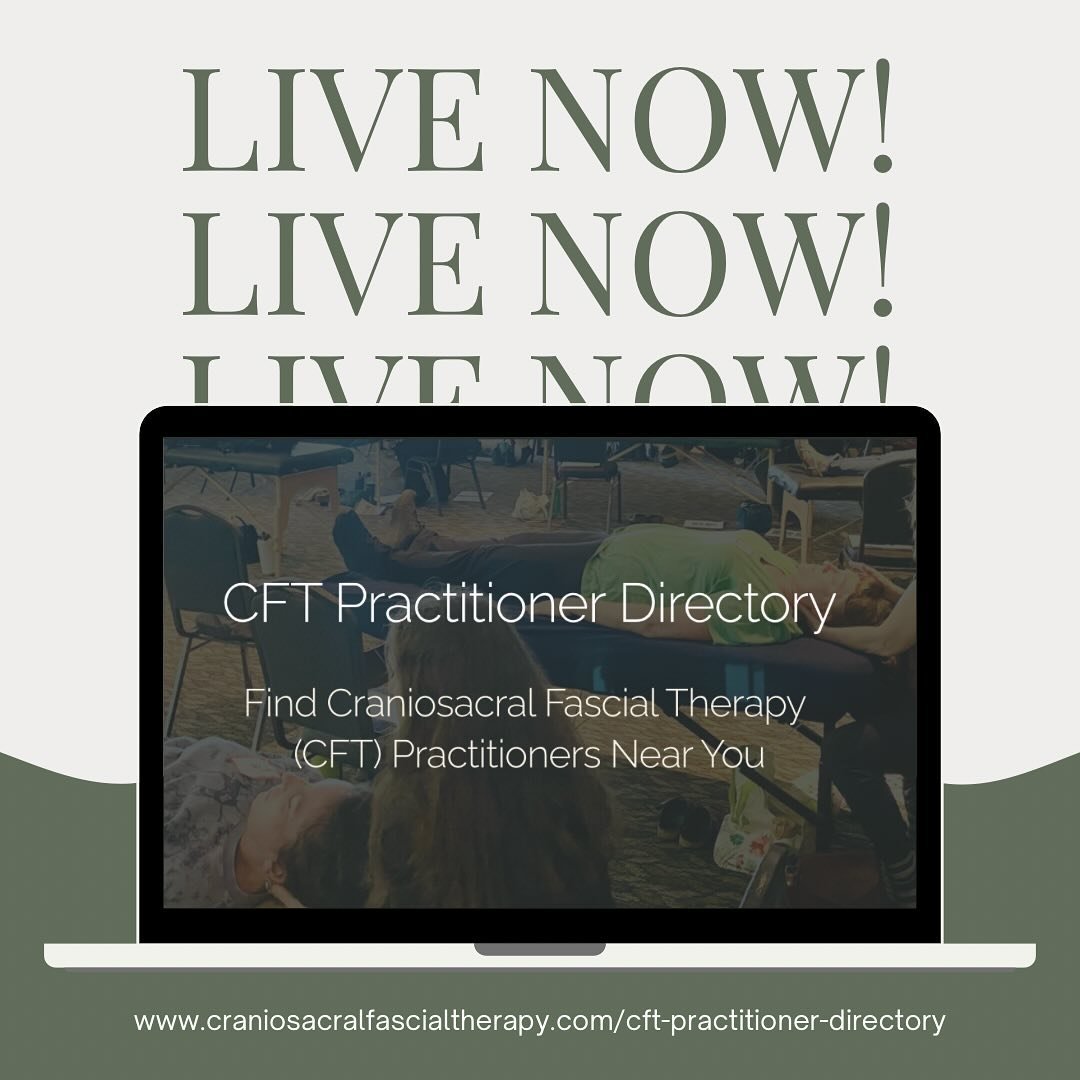 Our official CFT Practitioner Directory is now live! Check out our website to find a practitioner near you!