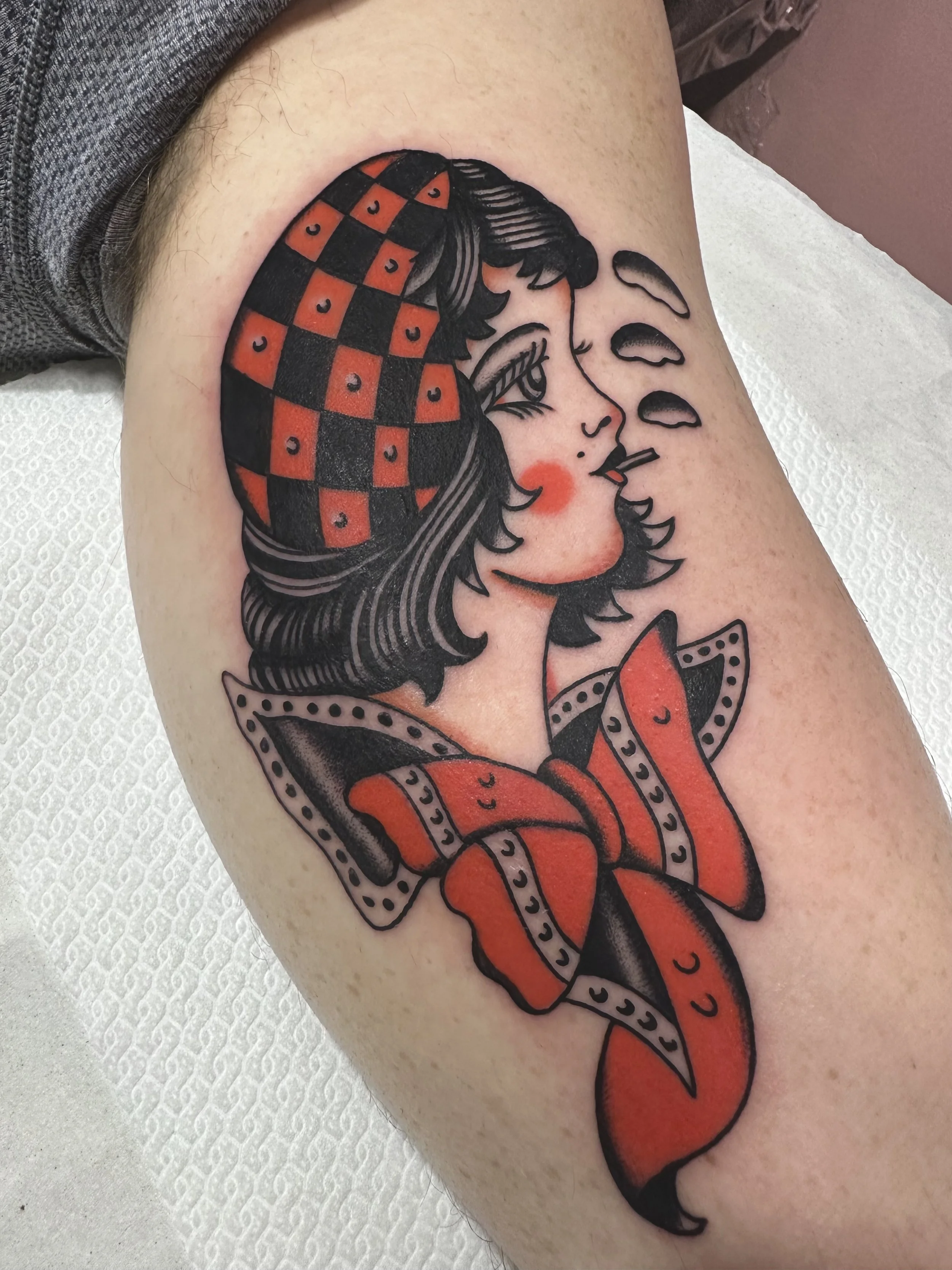 American Traditional Tattoo in Dallas - Carl Hallowell Dallas Tattoo Artist