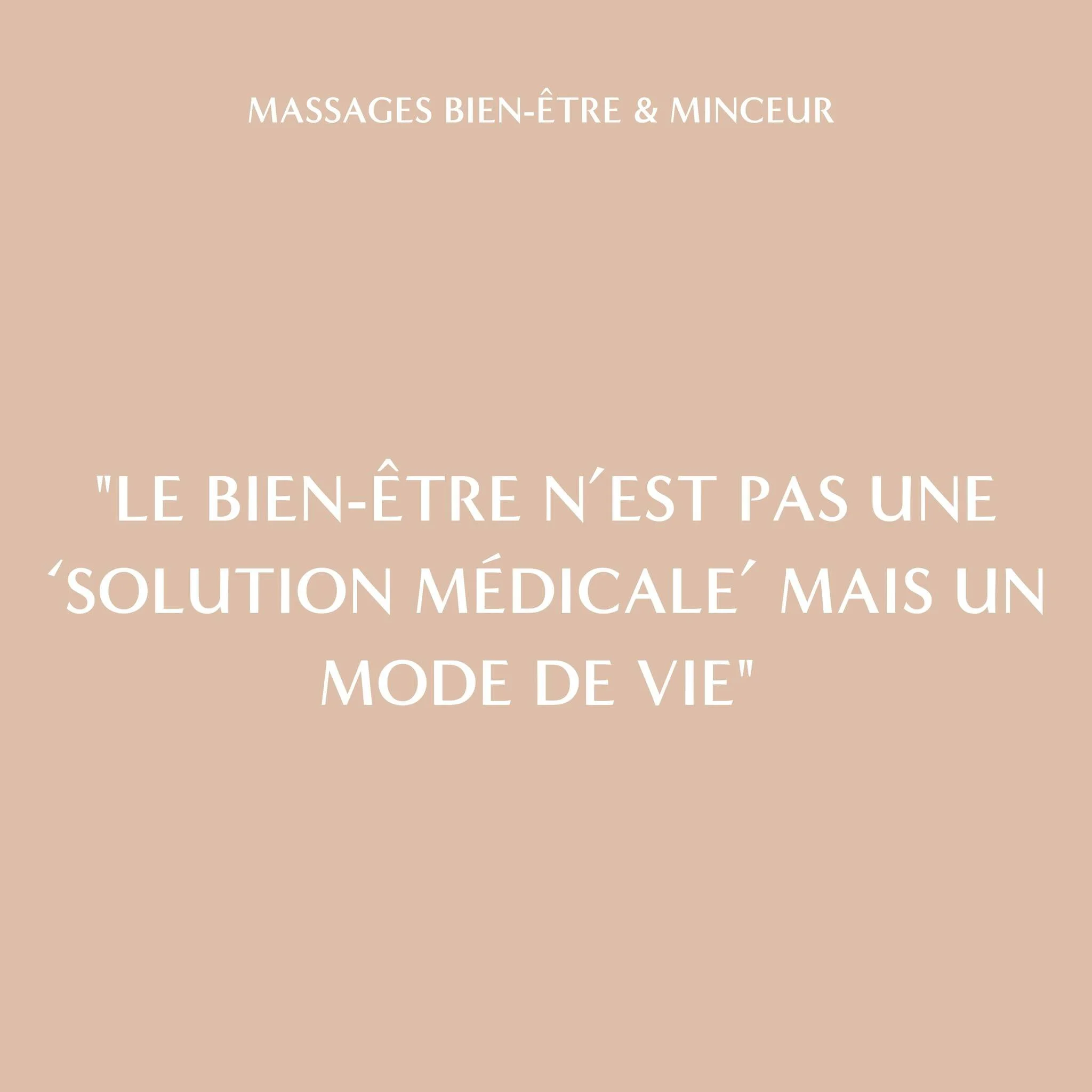 " Le Bien &ecirc;tre n'est pas une "solution m&eacute;dicale" mais un mode de vie "

Prenez du temps rien que pour vous et r&eacute;servez votre massage directement en ligne sur www.cindycassard.fr

.
.
.
.
.
.
.
.
.
.
.
.
.
.
.
.