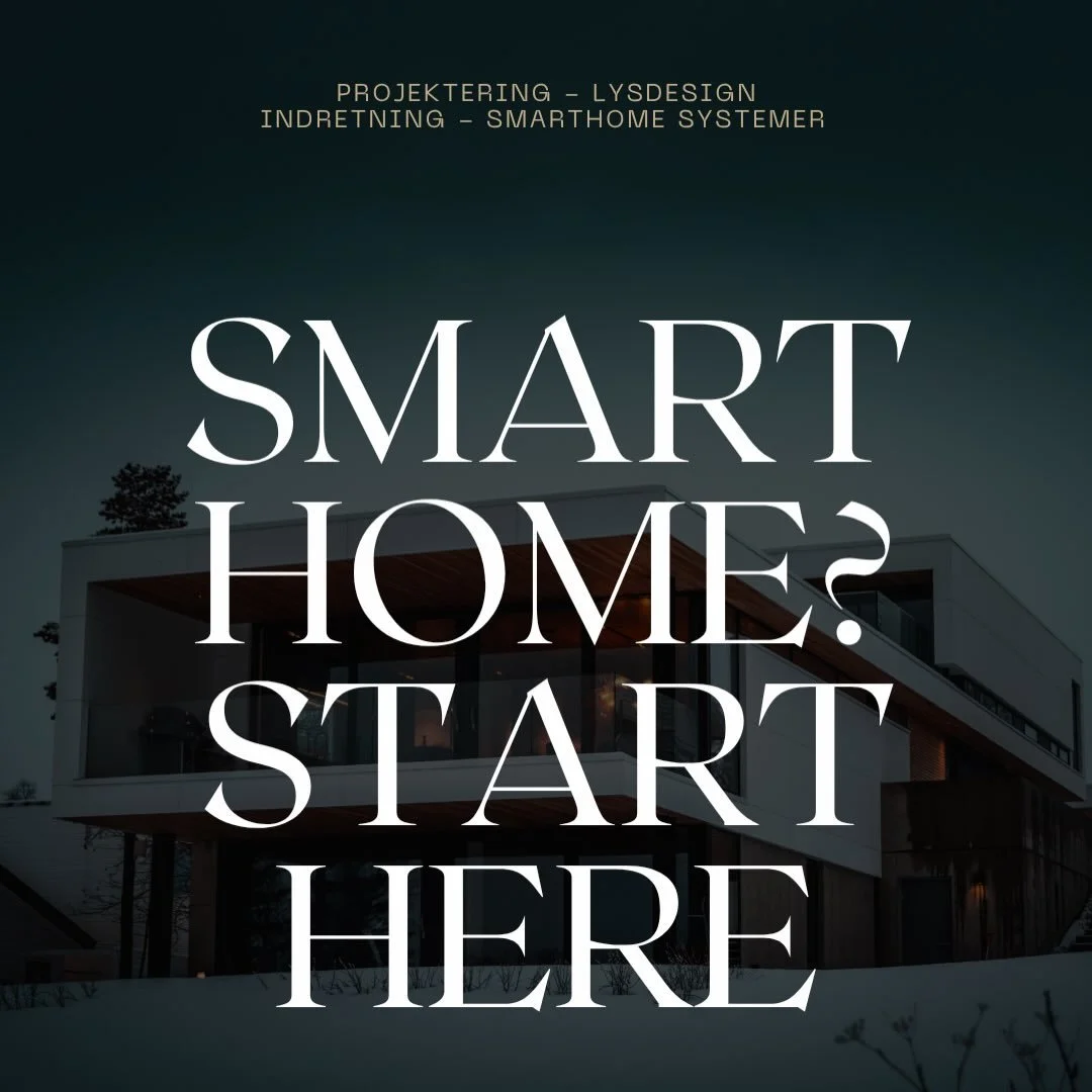 Skal du bygge nyt eller renovere?
Vi hj&aelig;lper med at skabe gennemt&aelig;nkte l&oslash;sninger til dit hjem &mdash; fra smarthome og lysdesign til integreret lyd og indretning.

&Eacute;n samlet l&oslash;sning. Komfort, funktionalitet og design 