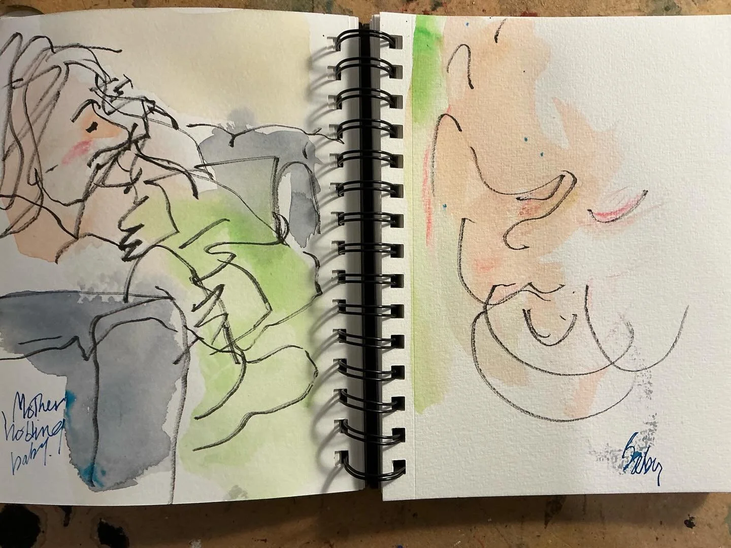 @art2life_world First Mother Holding Baby and then the Baby