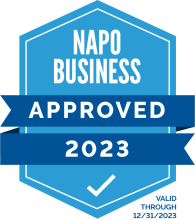 National Association of Productivity and Organizing Professionals Badge representing that we are Approved 
