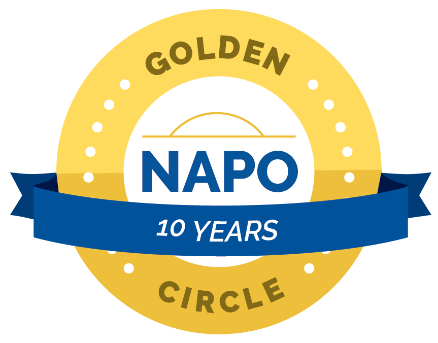 National Association of Productivity and Organizing Professionals Badge showing that we are Golden Circle Members (Copy) (Copy)