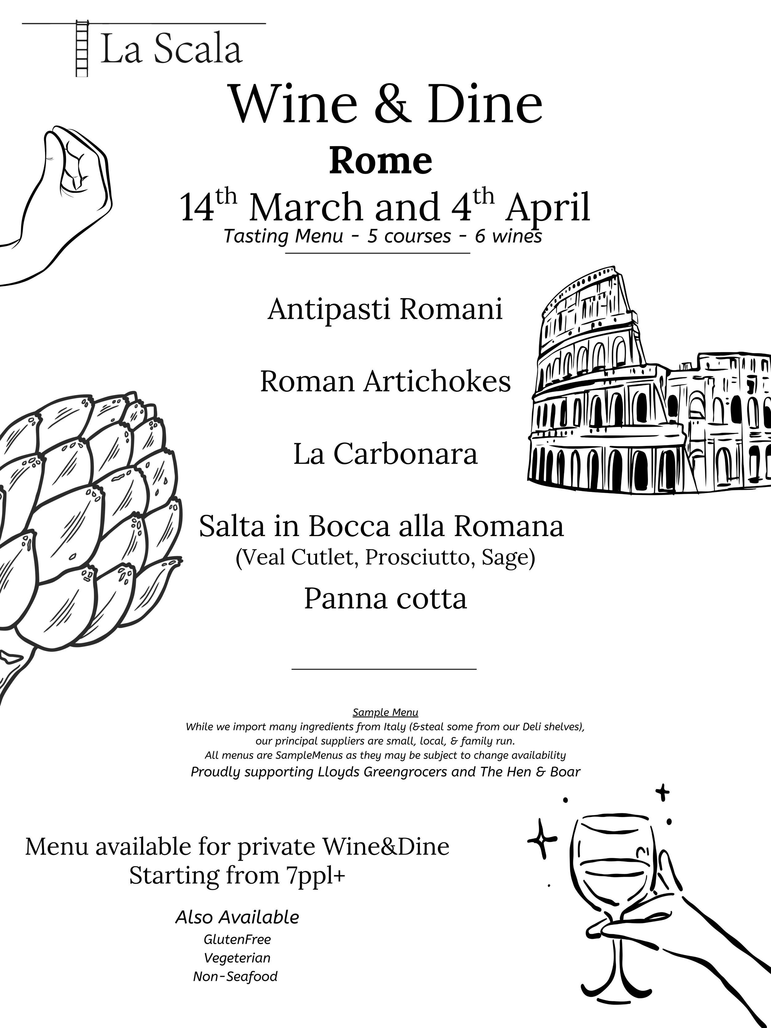 Wine & Dine - Rome (Lazio)