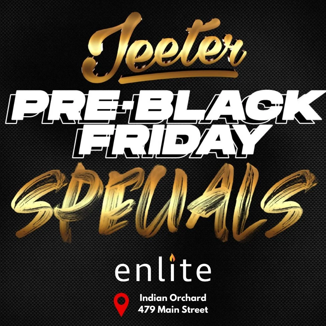 We've got something extra dank going on this weekend from our friends at @jeeter ! Only at Enlite Indian Orchard 🔥🔥🔥
.
.
This post is ONLY for educational purposes. No products for sale on social media. Please consume responsibly. There may be hea