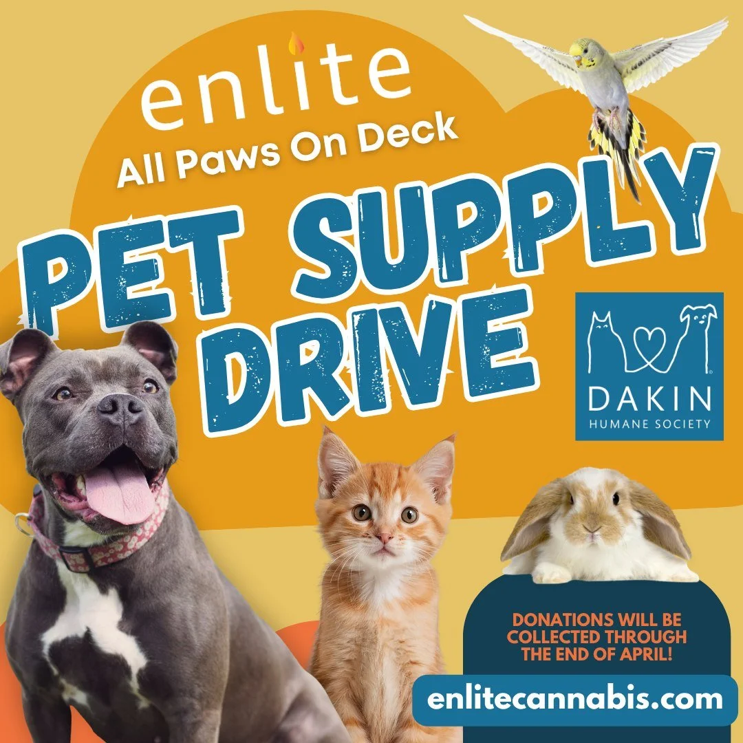 Final stretch 🐾 Our Pet Supply Drive for @dakinhumanesociety is almost wrapped, with just over a week left to donate.

Help us finish strong and stock their shelves before the busy summer season. Drop off supplies at Enlite through the end of April 