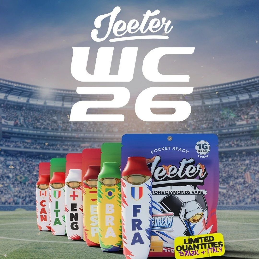 Something exclusive is kicking off at our Indian Orchard location tomorrow ⚽👀

Jeeter WC26 is bringing collectible packaging, country-inspired designs, and a lineup built for anyone who loves collecting limited releases.

Which one are you grabbing 