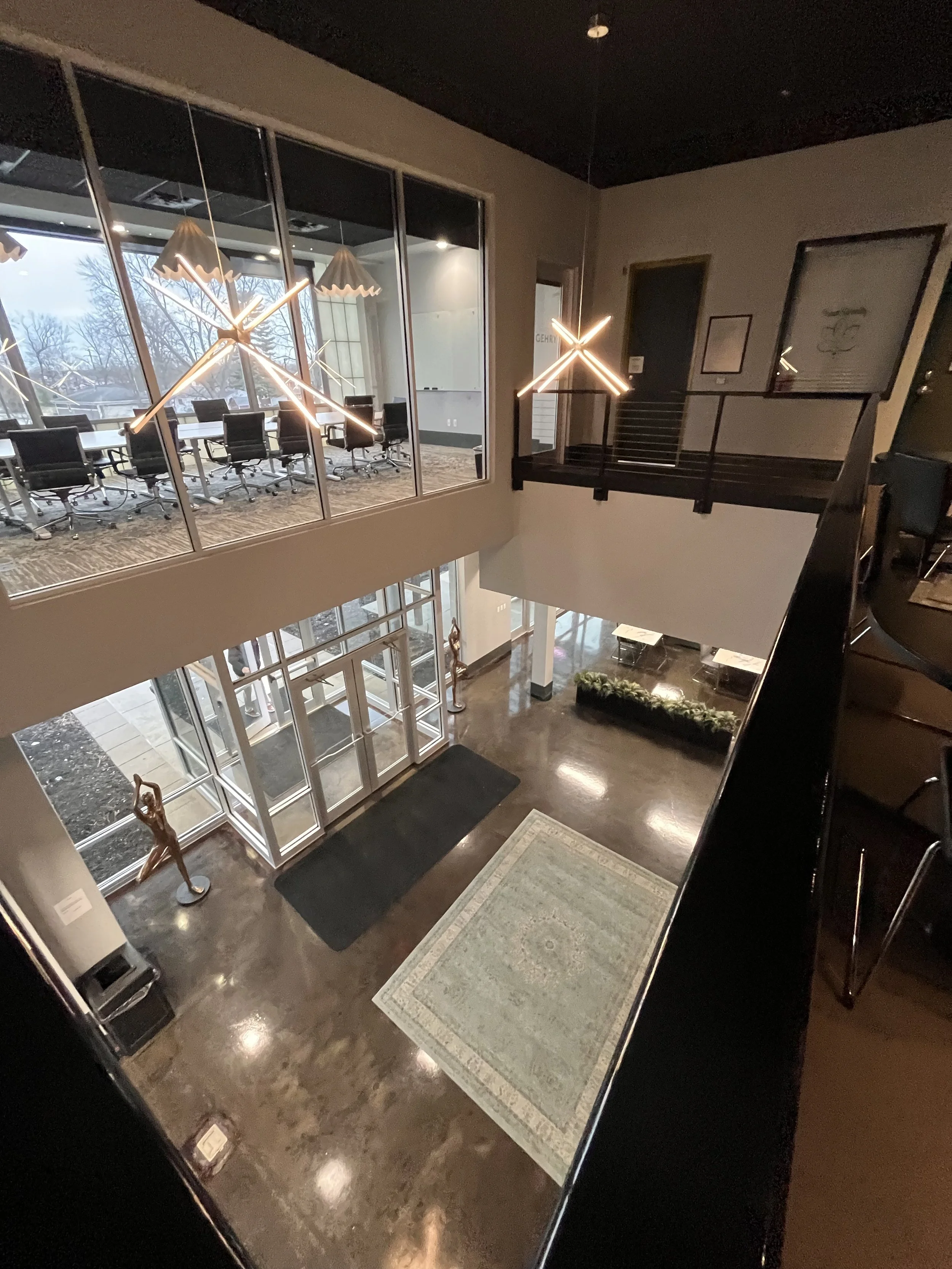 elevate office suites brownsburg office suites coworking and lobby