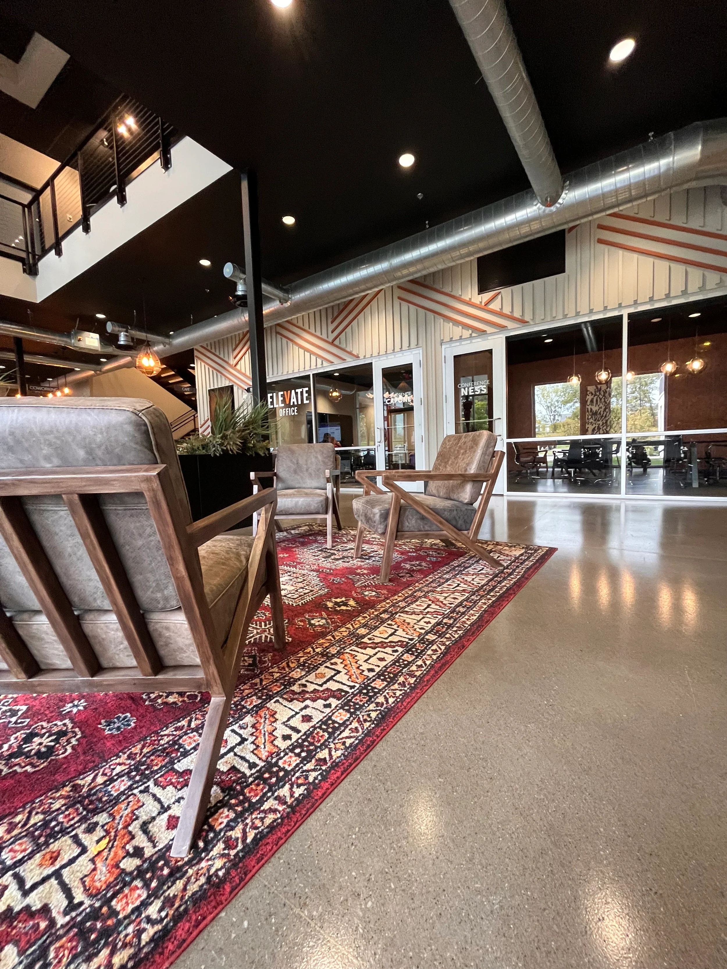 Private office workspace at Elevate Office