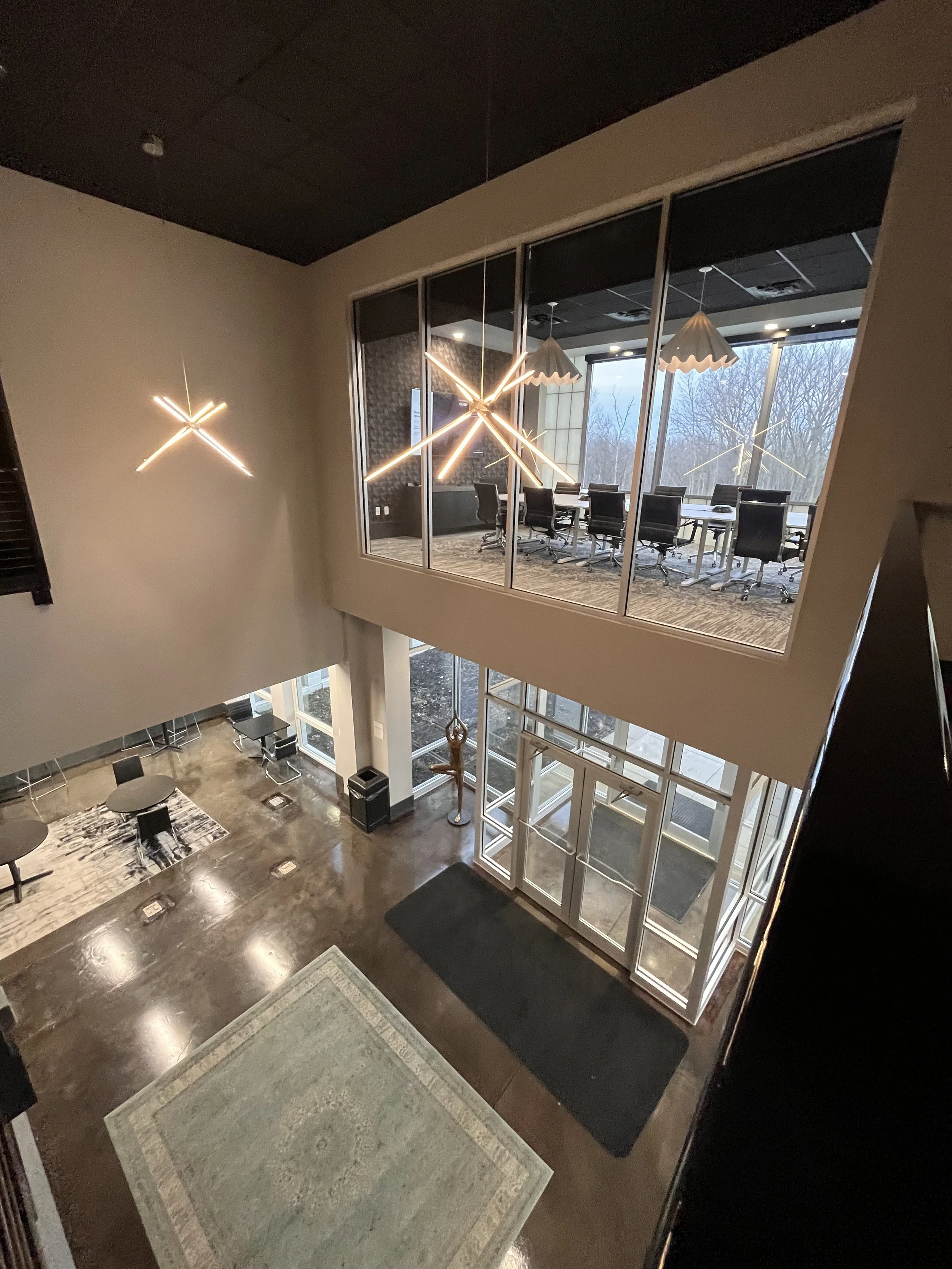 Elevate office brownsburg entry area