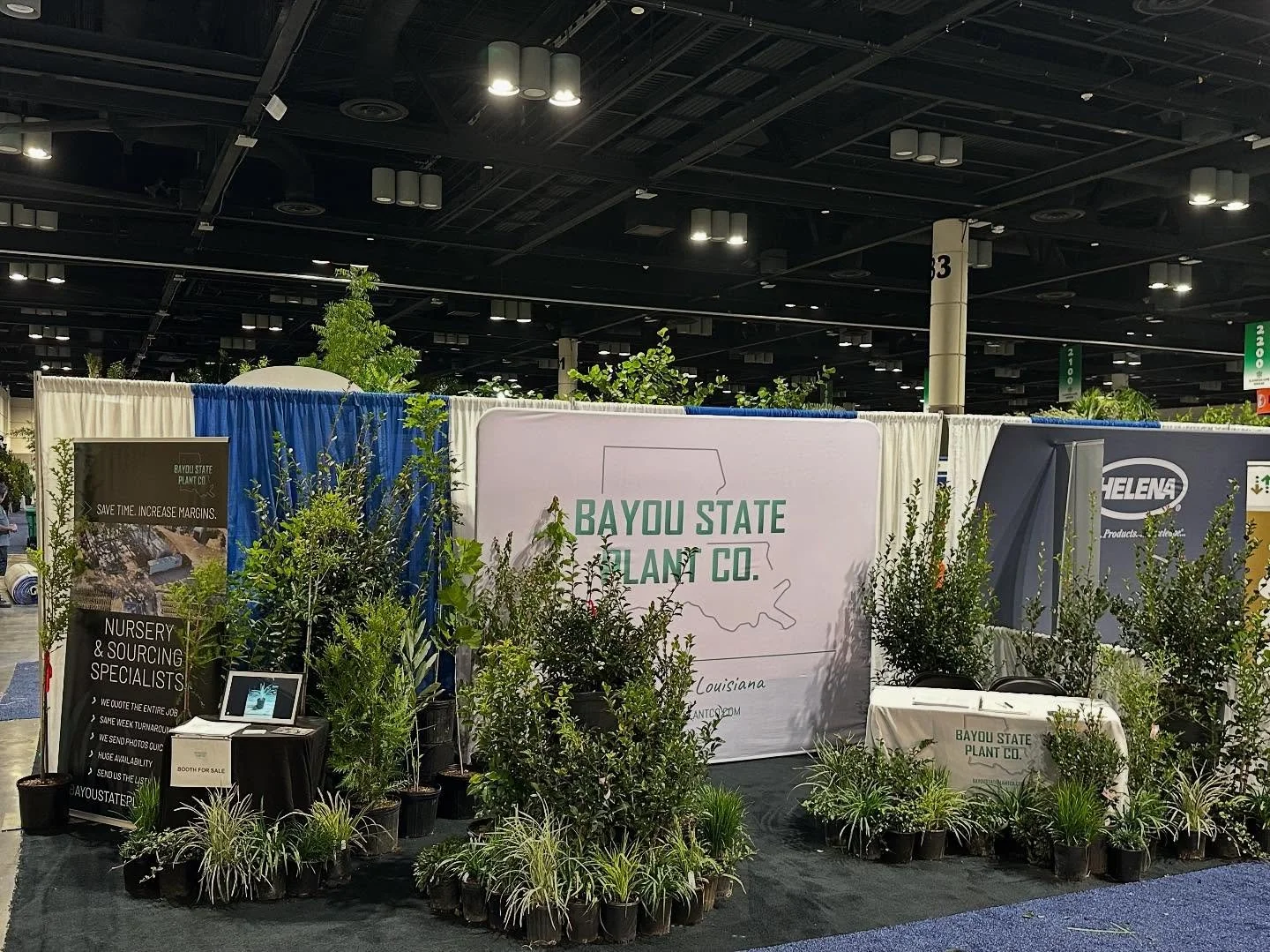 All set up and ready for the @fngla_florida Landscape Show! Booth #2502