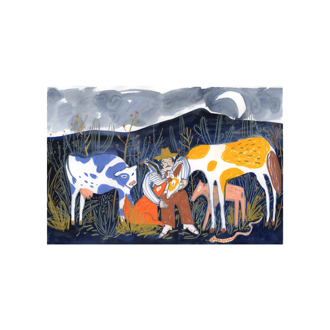 Buck and the Wild Beasts | Giclée Print | Melissa Lakey